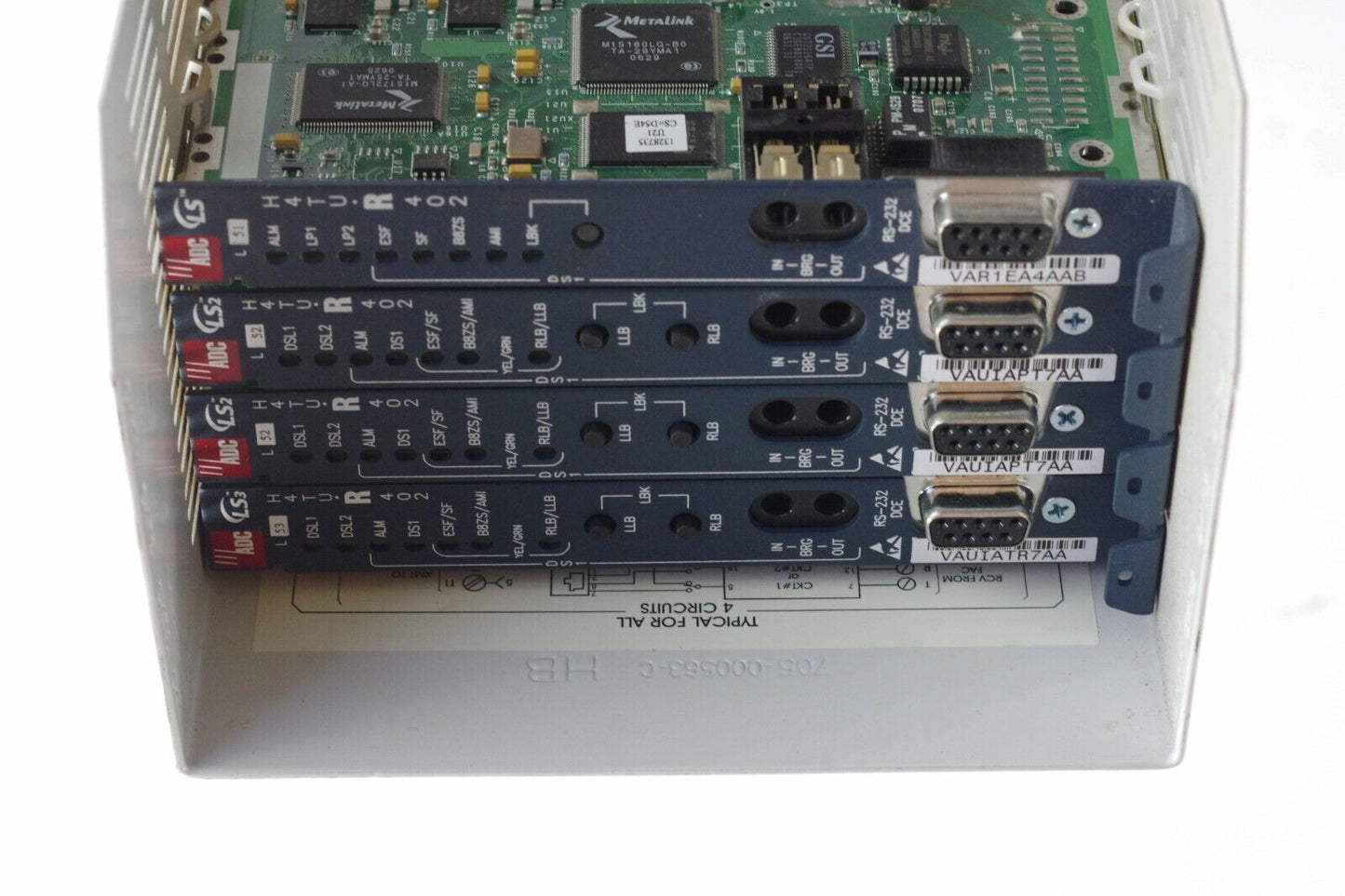 Westell DTWA528-0412L4 Rev AA + Modules ADC VAUIAPT7AA h4TuR402