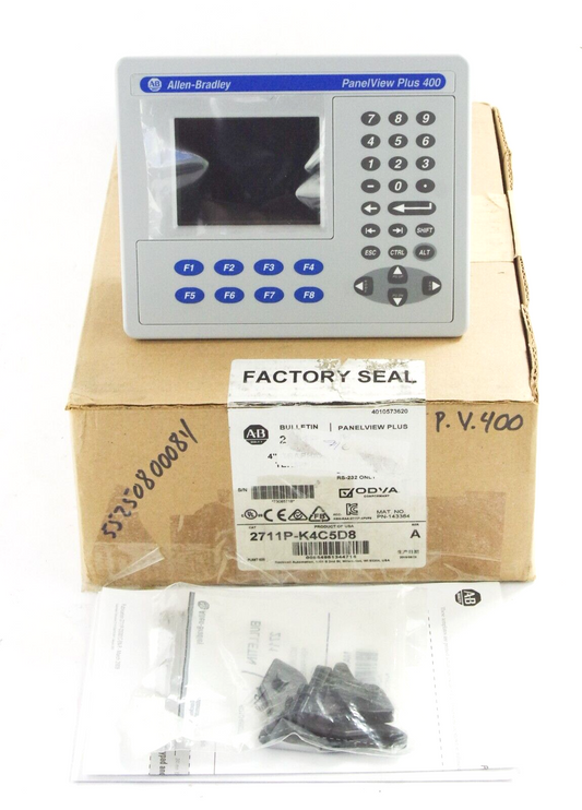 2019 Allen Bradley Panelview Plus 400 2711P-K4C5D8 Ser A - New Open Box