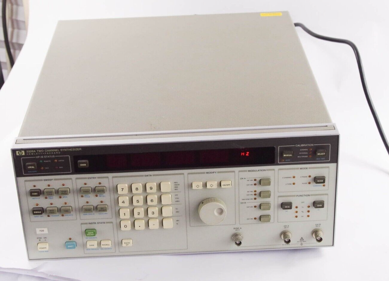 HP 3326A Two Channel Synthesizer 2519A00930