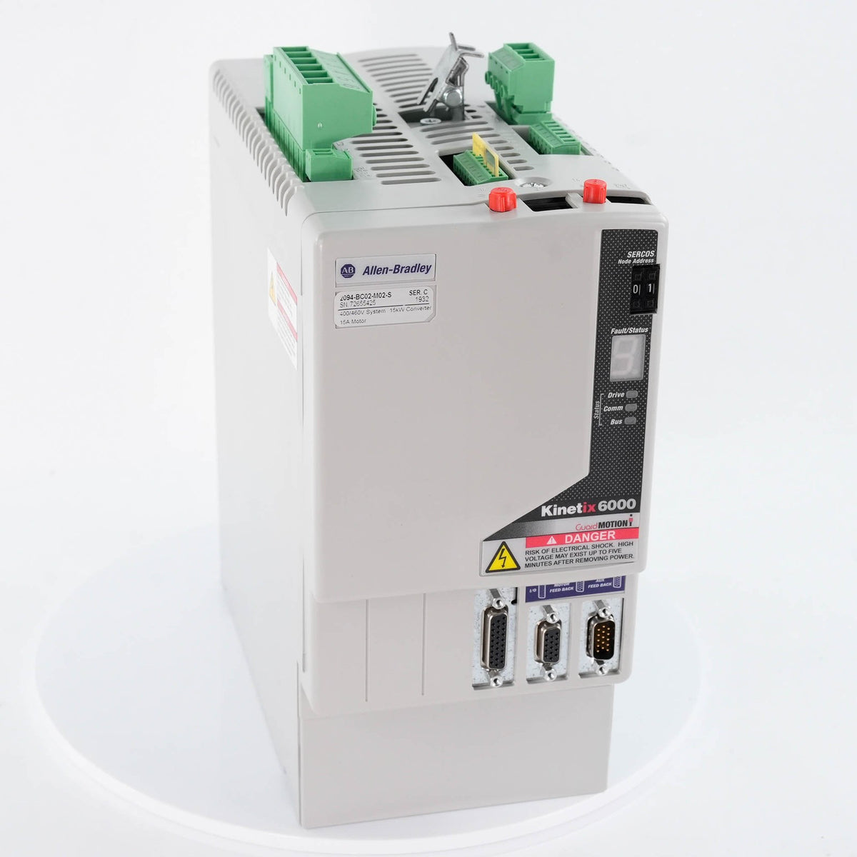Allen Bradley 2094-BC02-M02-S Ser C Kinetix 6000 460V 15A Axis Module - Open Box