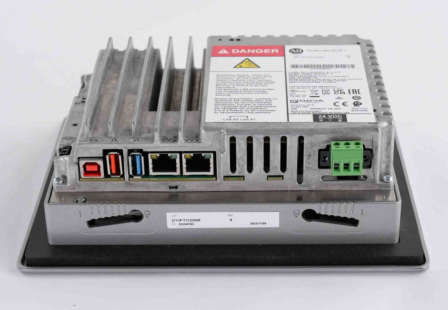 Allen Bradley 2711P-T7C22D9P /B PanelView Plus 7 Touch Display 2711PT7C22D9P