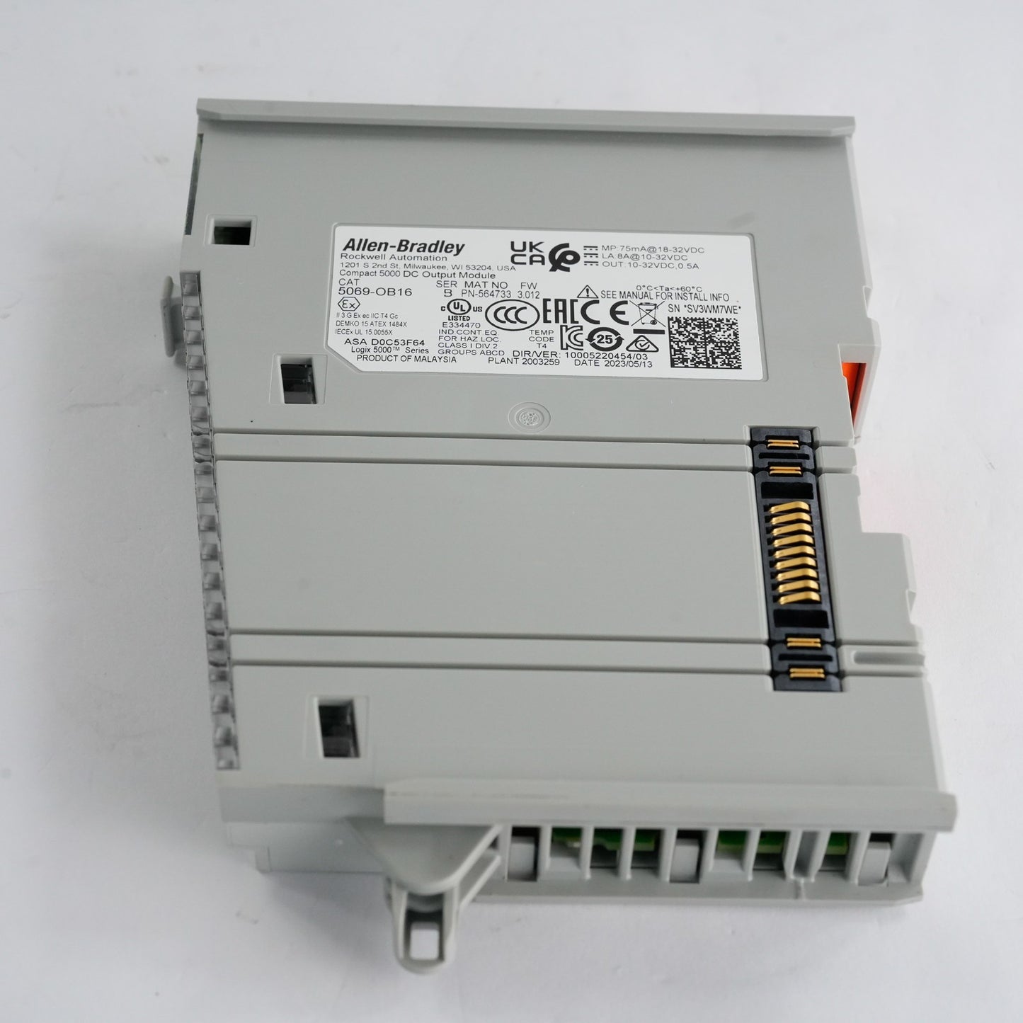 Allen Bradley 5069-OB16 /B FW 3.012 Compact 5000 DC Output Module 5069OB16