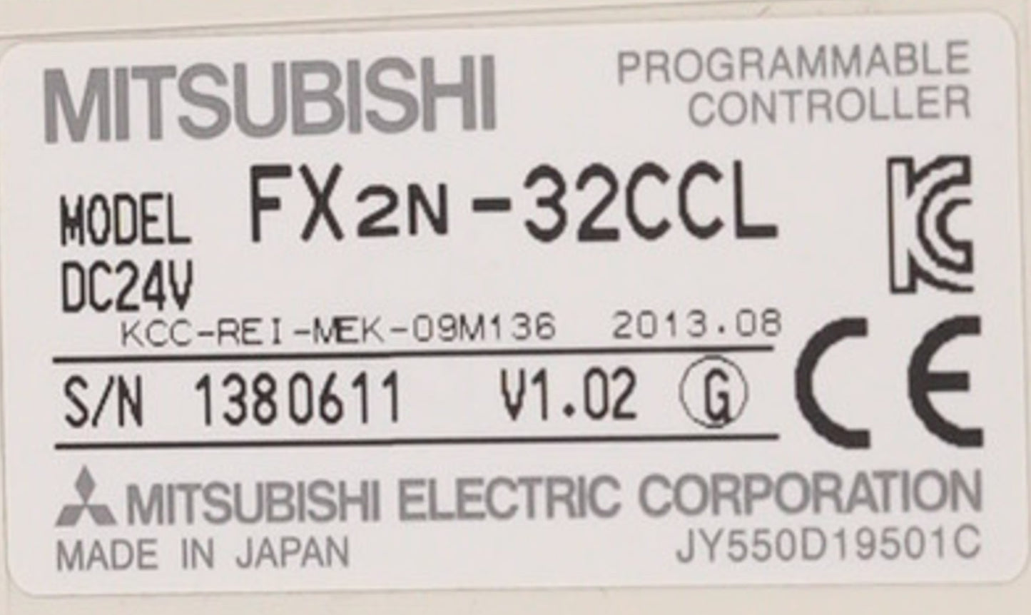 Mitsubishi Electric FX2N-32CCL Programmable Controller DC24V FX2N32CCL