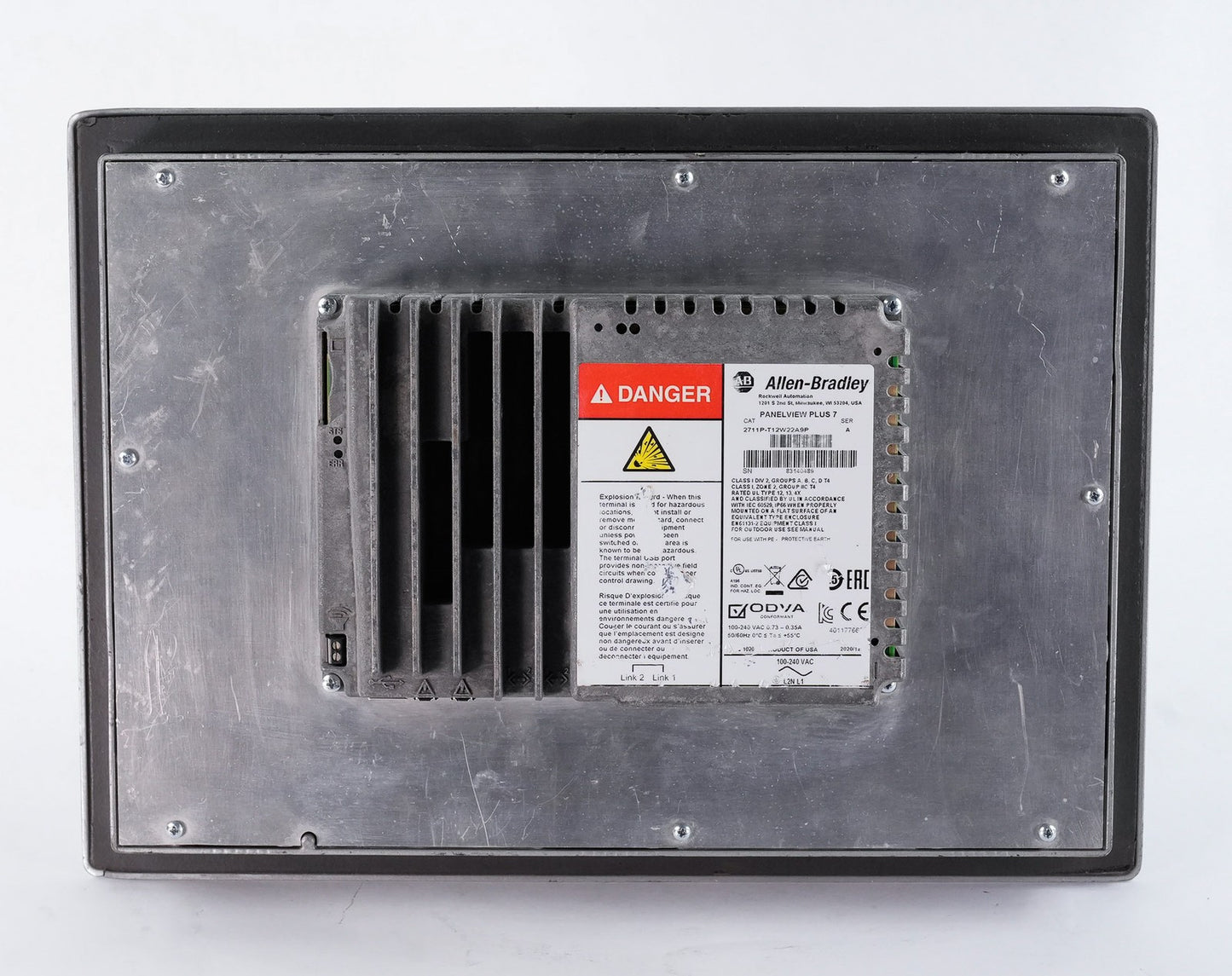 Allen Bradley 2711P-T12W22A9P /A PanelView Plus 7 12 Display 2711PT12W22A9P AC