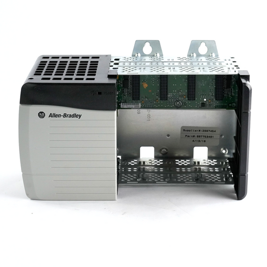 Allen Bradley 1756-PA72/C ControlLogix AC Power Supply Module + 1756-A4 Rack