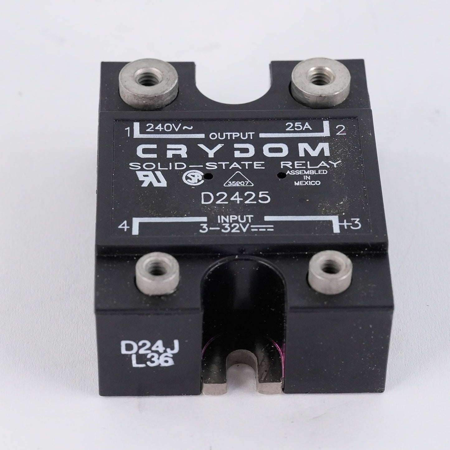 Crydom D2425 Solid State Relay SSR 240V 25A 3-32V Input - Open Box