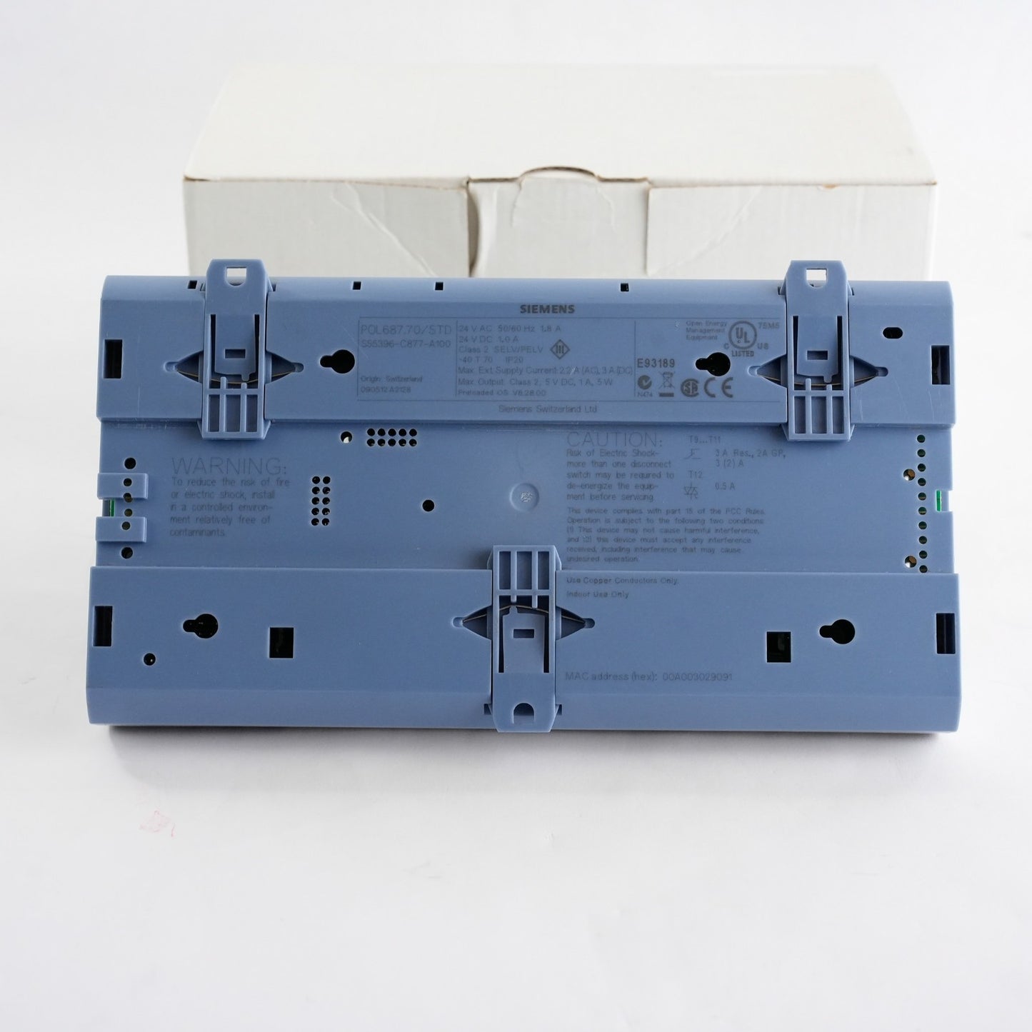 Siemens POL687.70/STD Programmable Controller S55396-C877-A100 No terminals