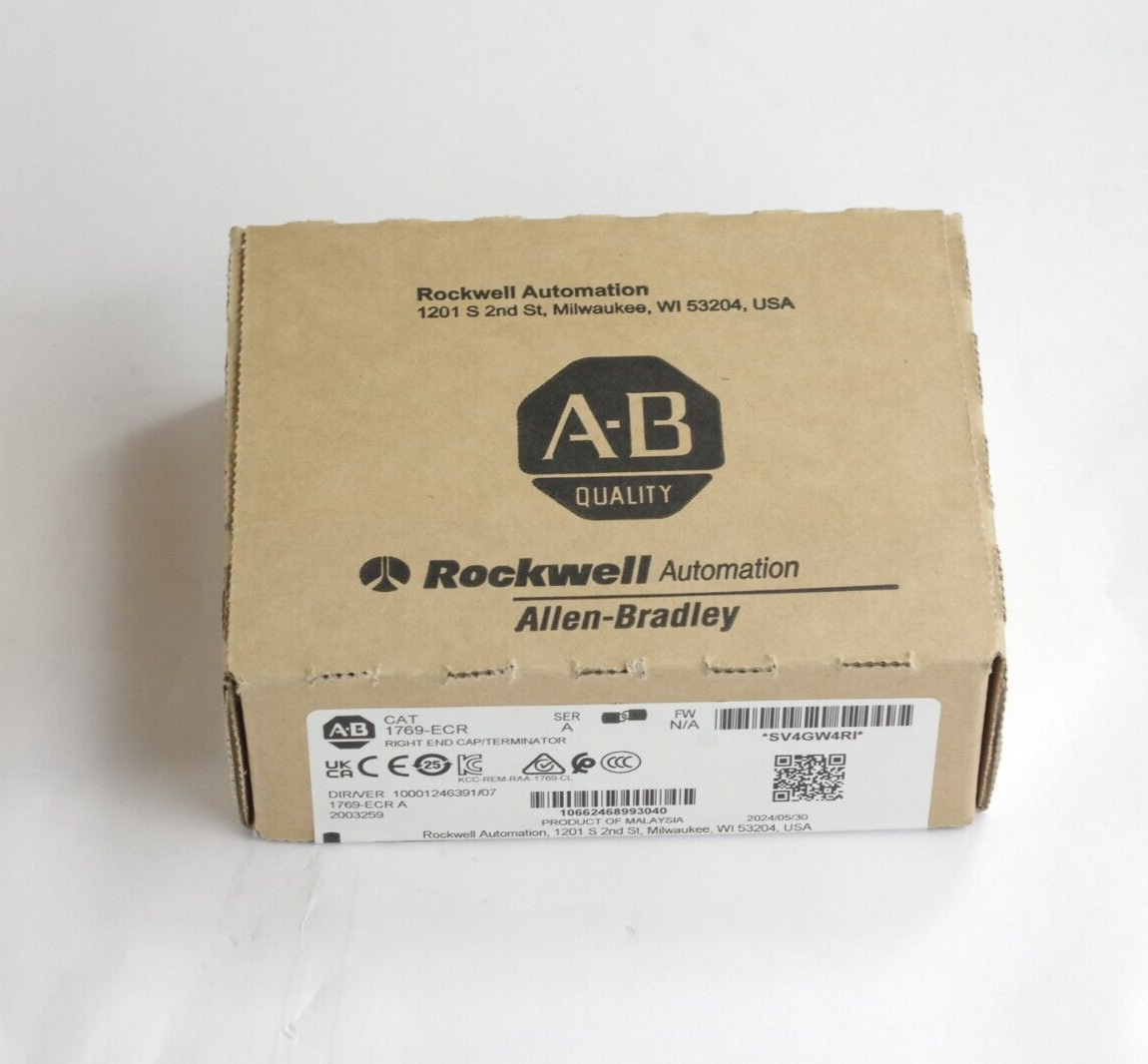 Allen Bradley 1769-ECR Ser A Industrial Control Syste CompactLogix I/O Sealed