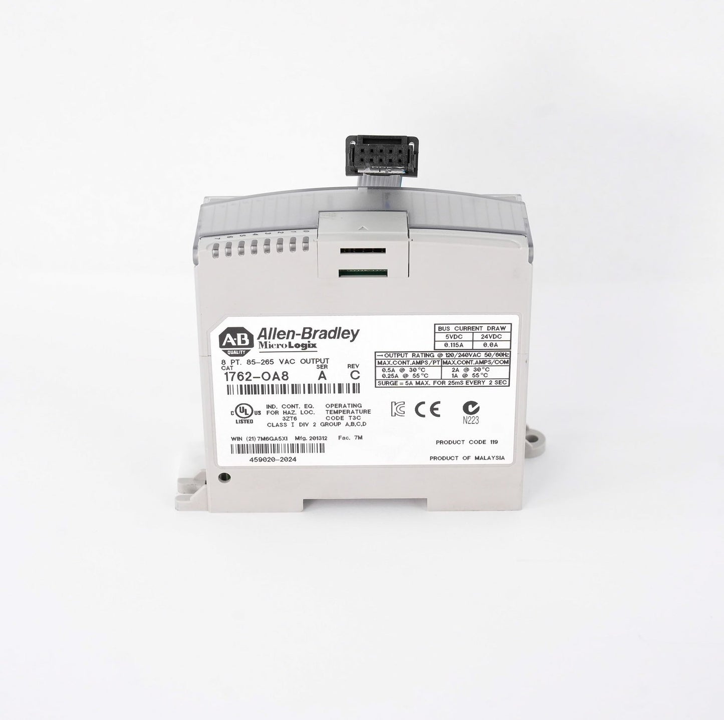 Allen Bradley 1762-OA8 /A MicroLogix 8-Pt Digital Output Module - Open Box