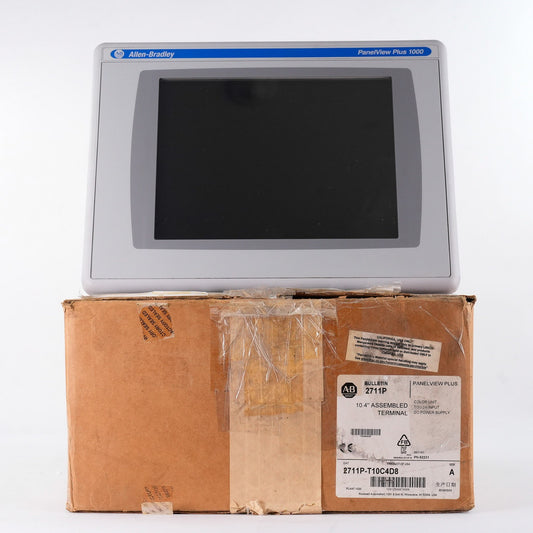 Allen Bradley 2711P-T10C4D8 PanelView Plus 1000 Display + RP8D/B - Open Box