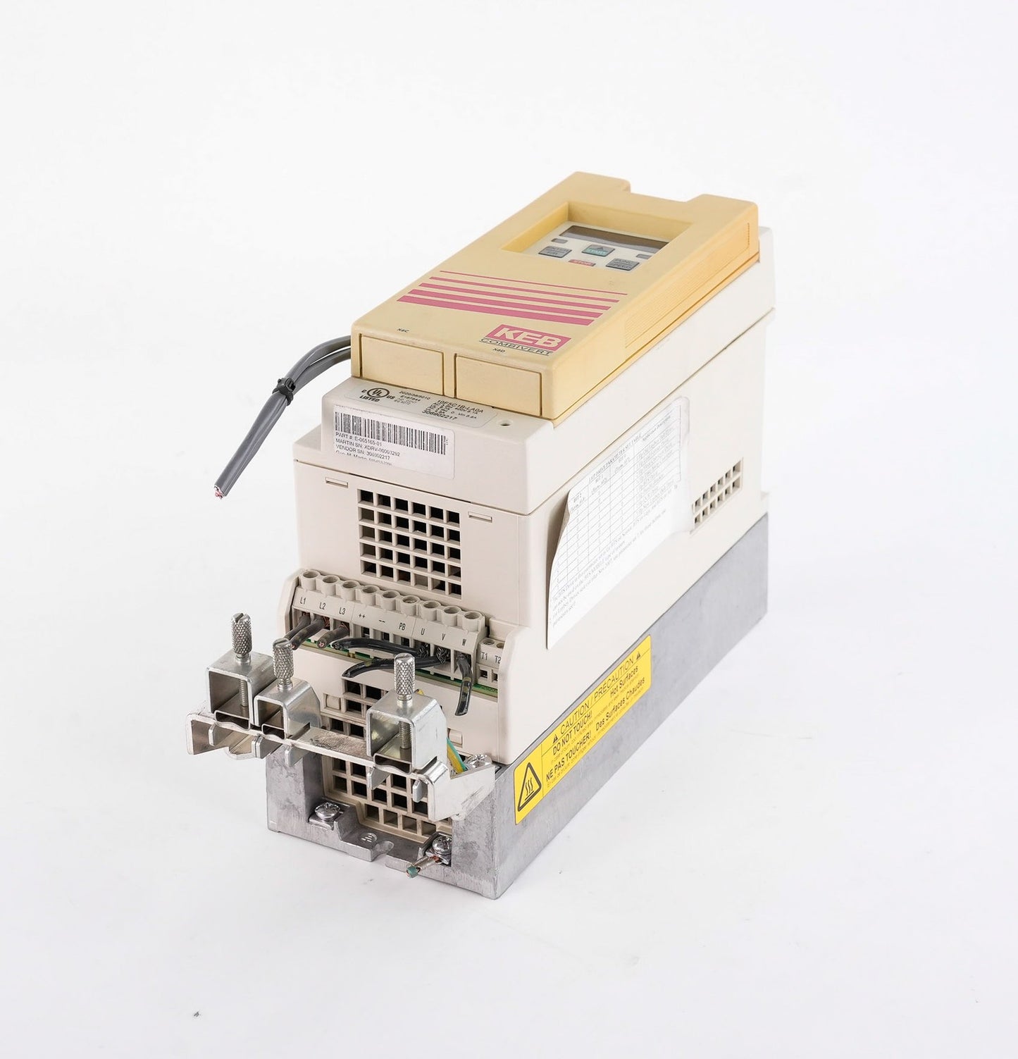 KEB Combivert 10F5C1B-LA0A AC Drive 480V 3-Phase 6.7A 10F5C1BLA0A