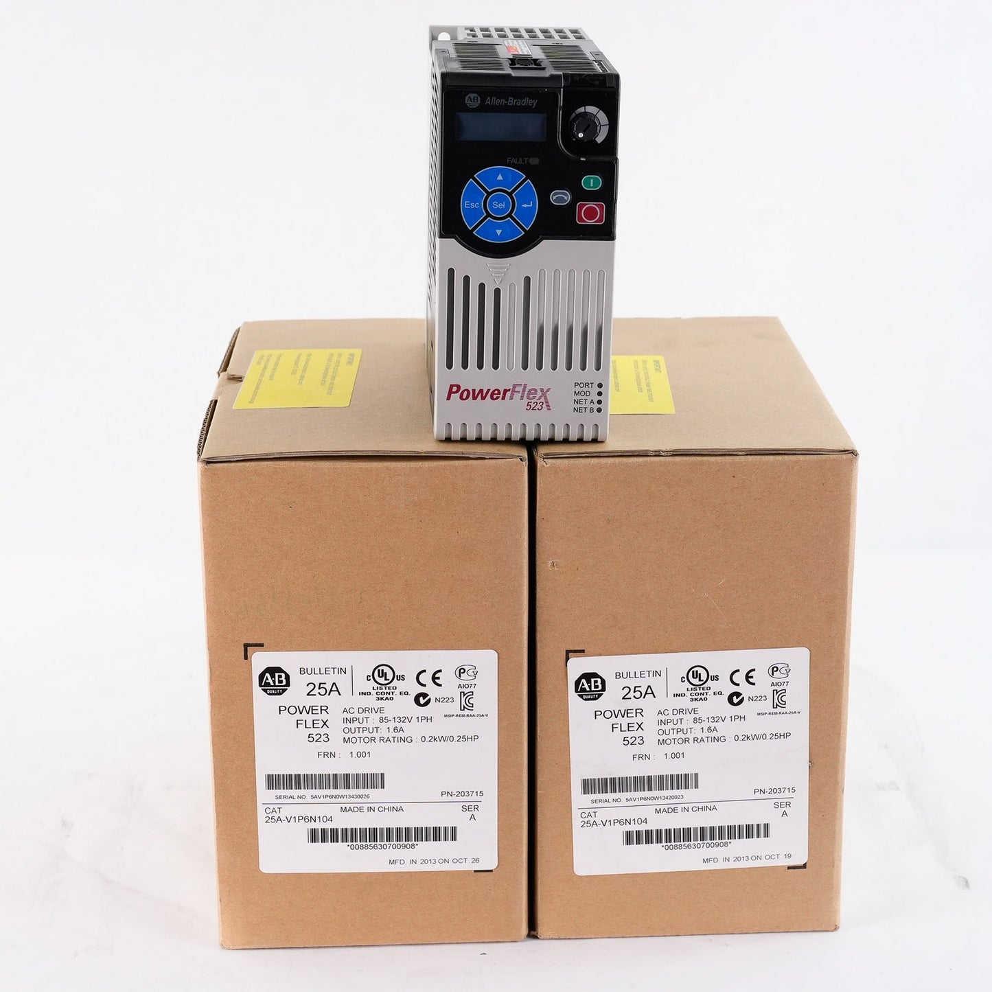 Allen Bradley 25A-V1P6N104 /A PowerFlex 523 AC Drive 25AV1P6N104 - Open Box