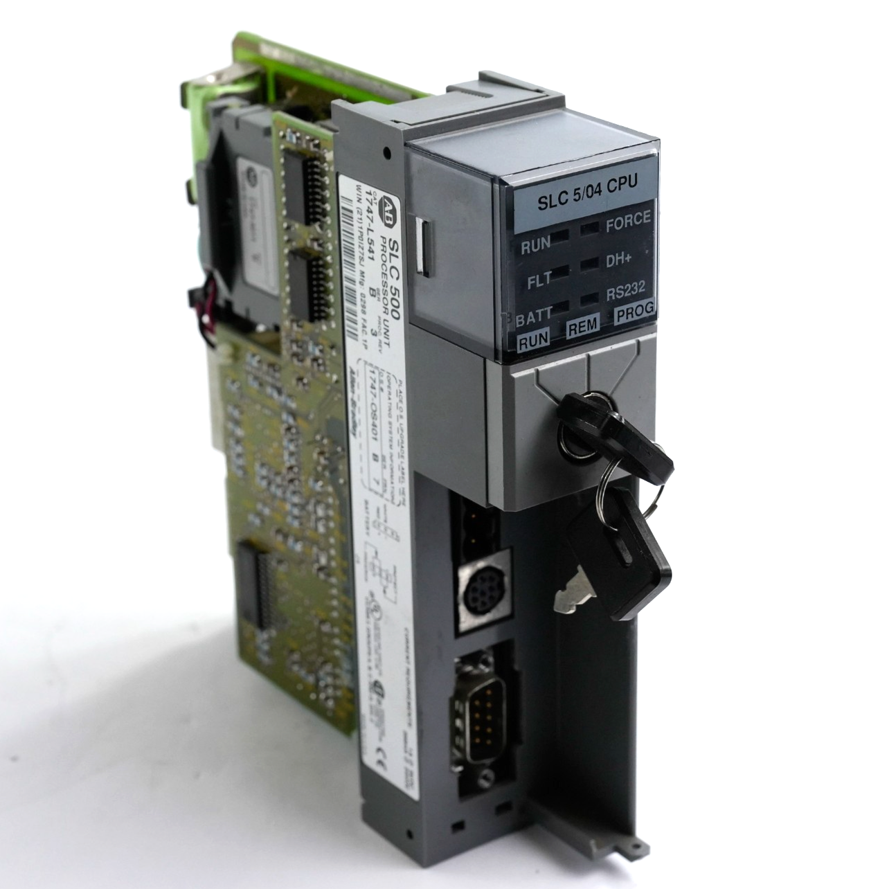 Allen Bradley 1747-L541 /B SLC 500 Processor Unit Proc. Rev 3 1747L541 (No Door)