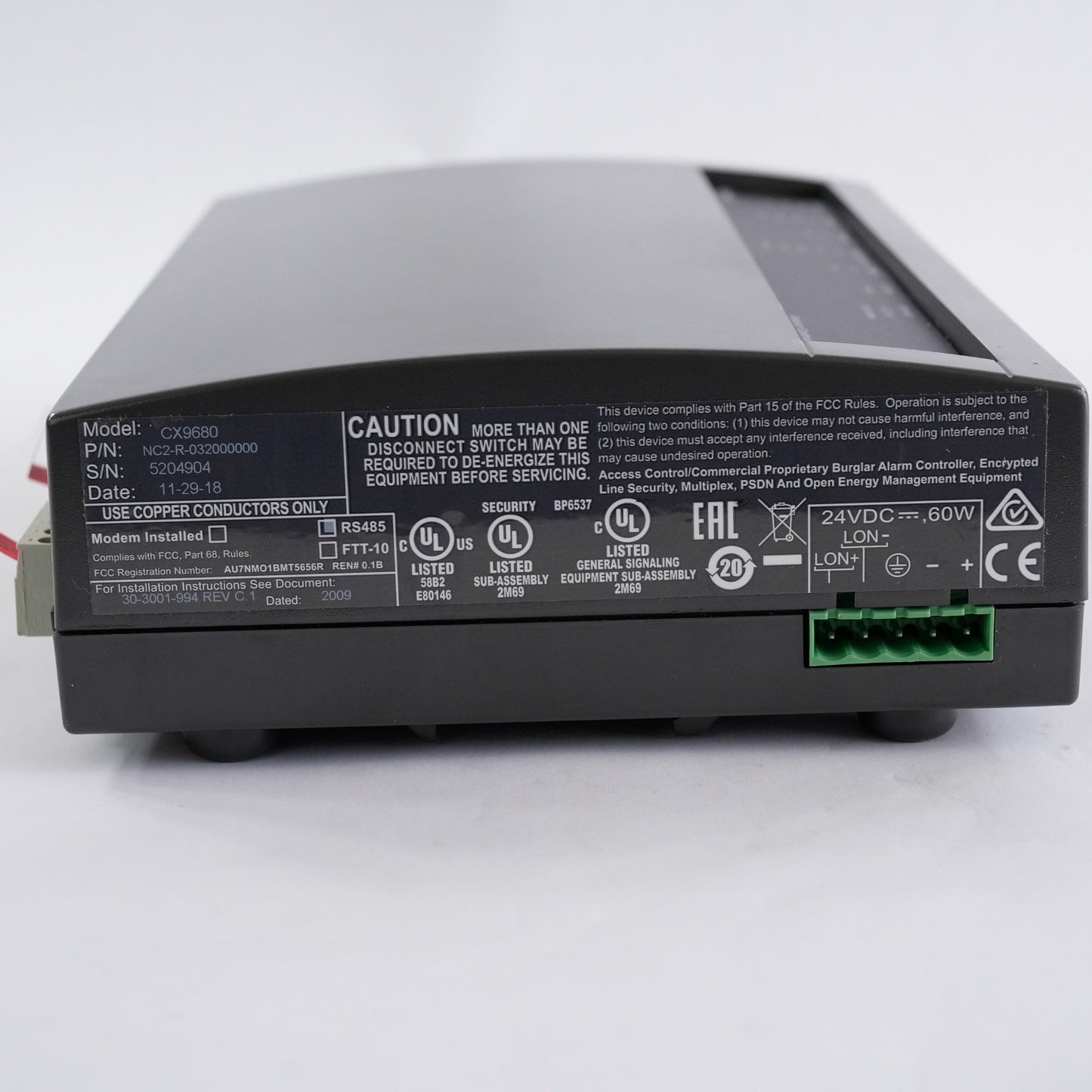 Schneieder Electric Andover NetController II CX9680 NC2-R-032000000 - 32 Node
