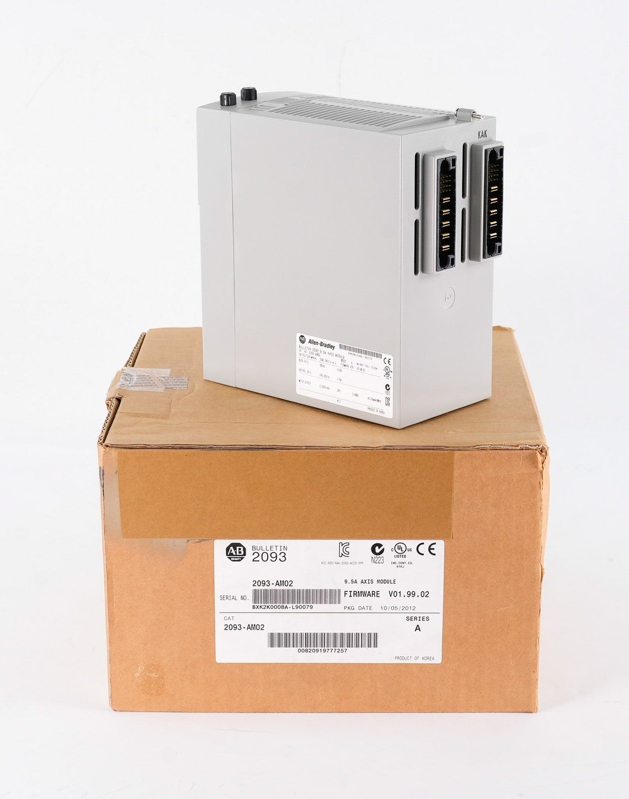Allen Bradley 2093-AM02 /A Kinetix 2000 Bulletion 2093 Axis Module - Open Box