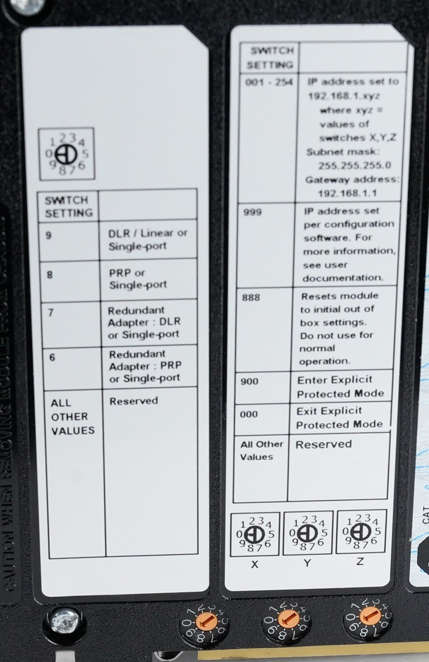 Allen Bradley 1756-EN4TRXT /A ControlLogix 2-Port 1G EtherNet Interface Module