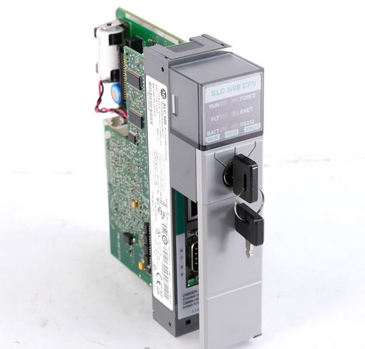 Allen Bradley 1747-L553 /D SLC 500 5/05 64K Controller + Key 1747L553