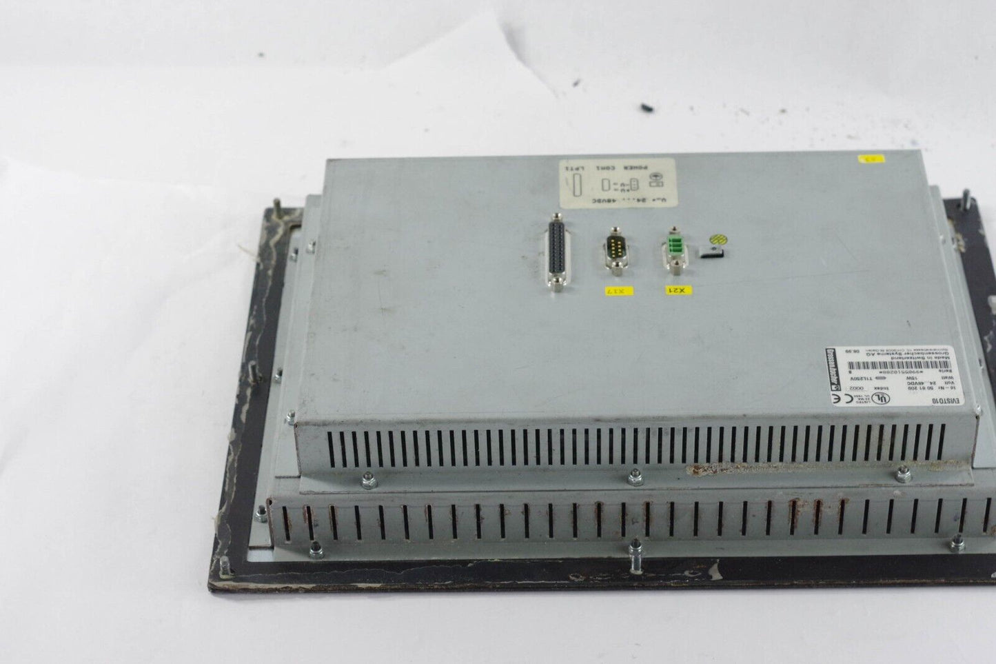 GROSSENBACHER EVIST010 HMI Panel - For Parts / Repair