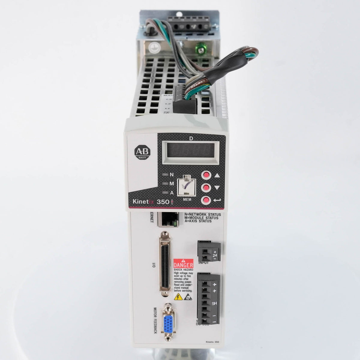 Allen Bradley 2097-V34PR3-LM /A Kinetix 350 Drive 480V 2A 1kW + 2097-F4 Filter