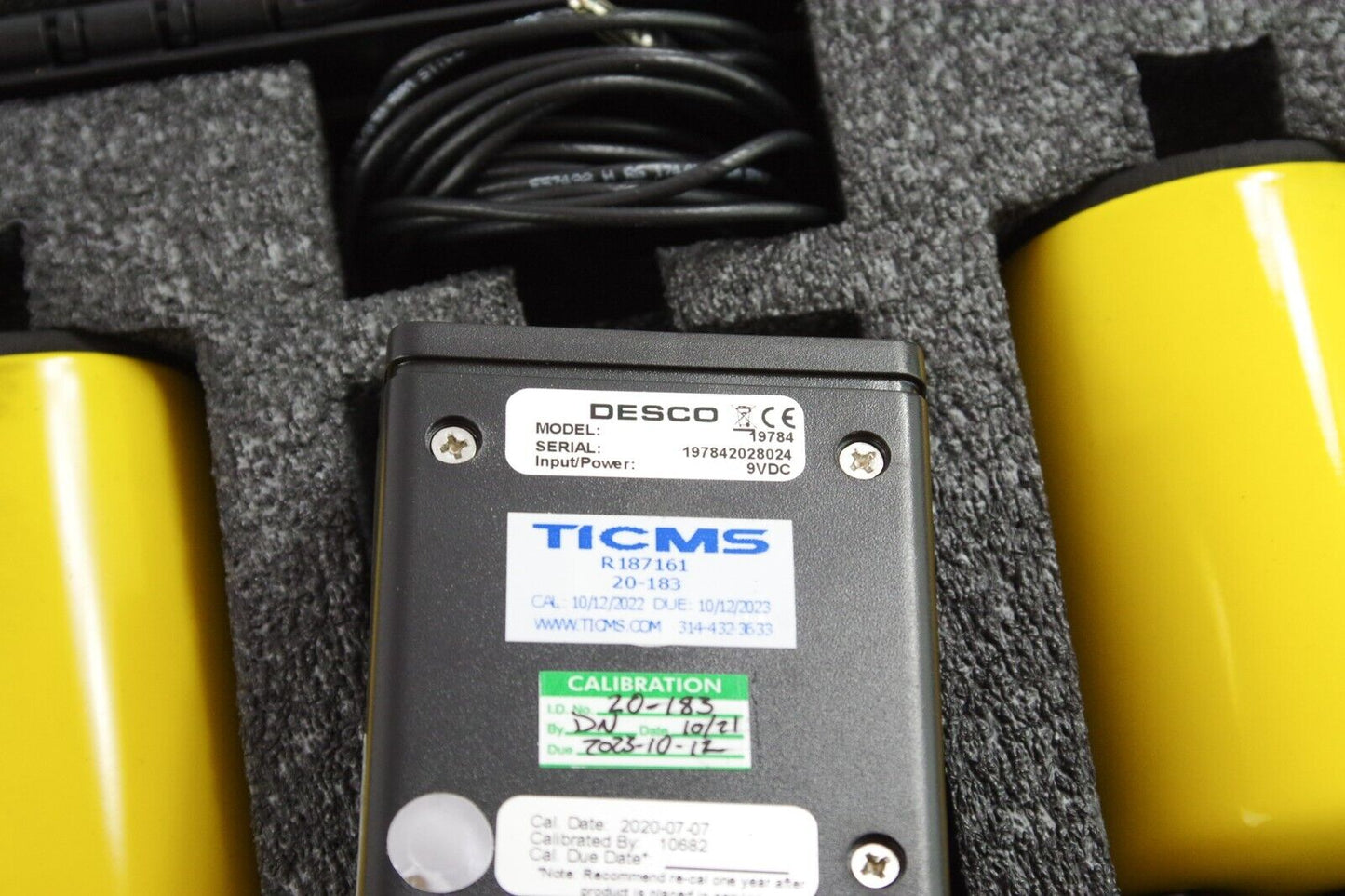 Desco Surface Resistance Meter 19784 Megohm Lab Quality Test Static Control USA