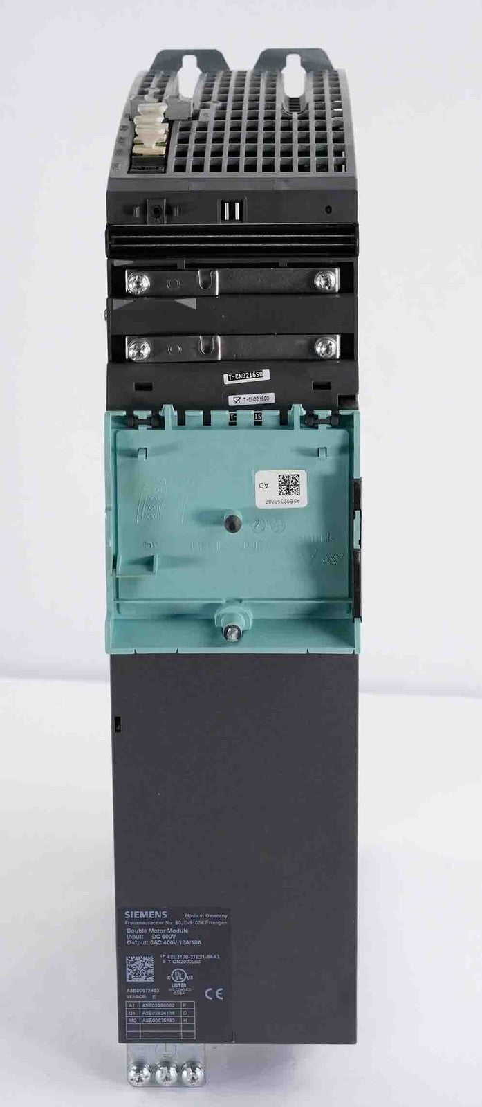 Siemens 6SL3120-2TE21-8AA3 Sinamics S120 Double Motor Module 6SL31202TE218AA3