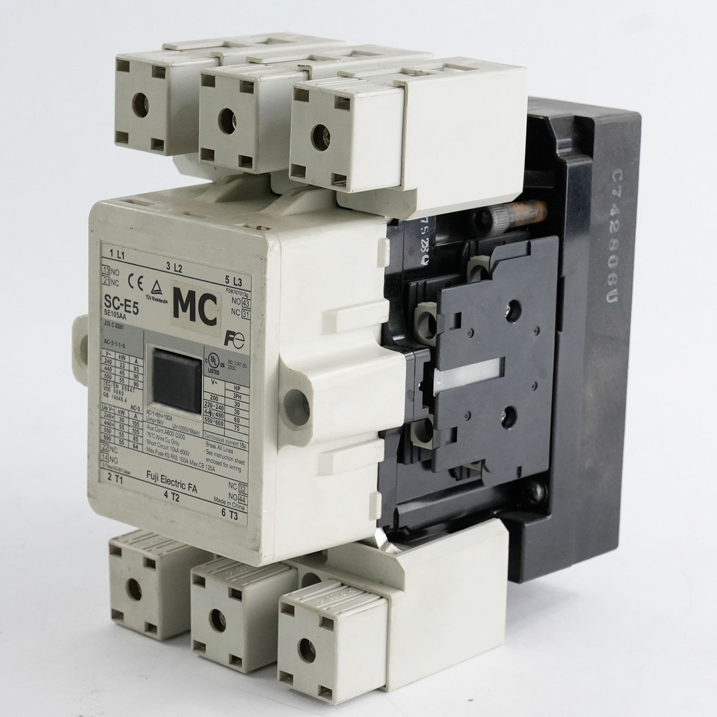 Fuji Electric SC-E5 SE105AA Starter Coil JIS C 8201 SCE5SE105AA