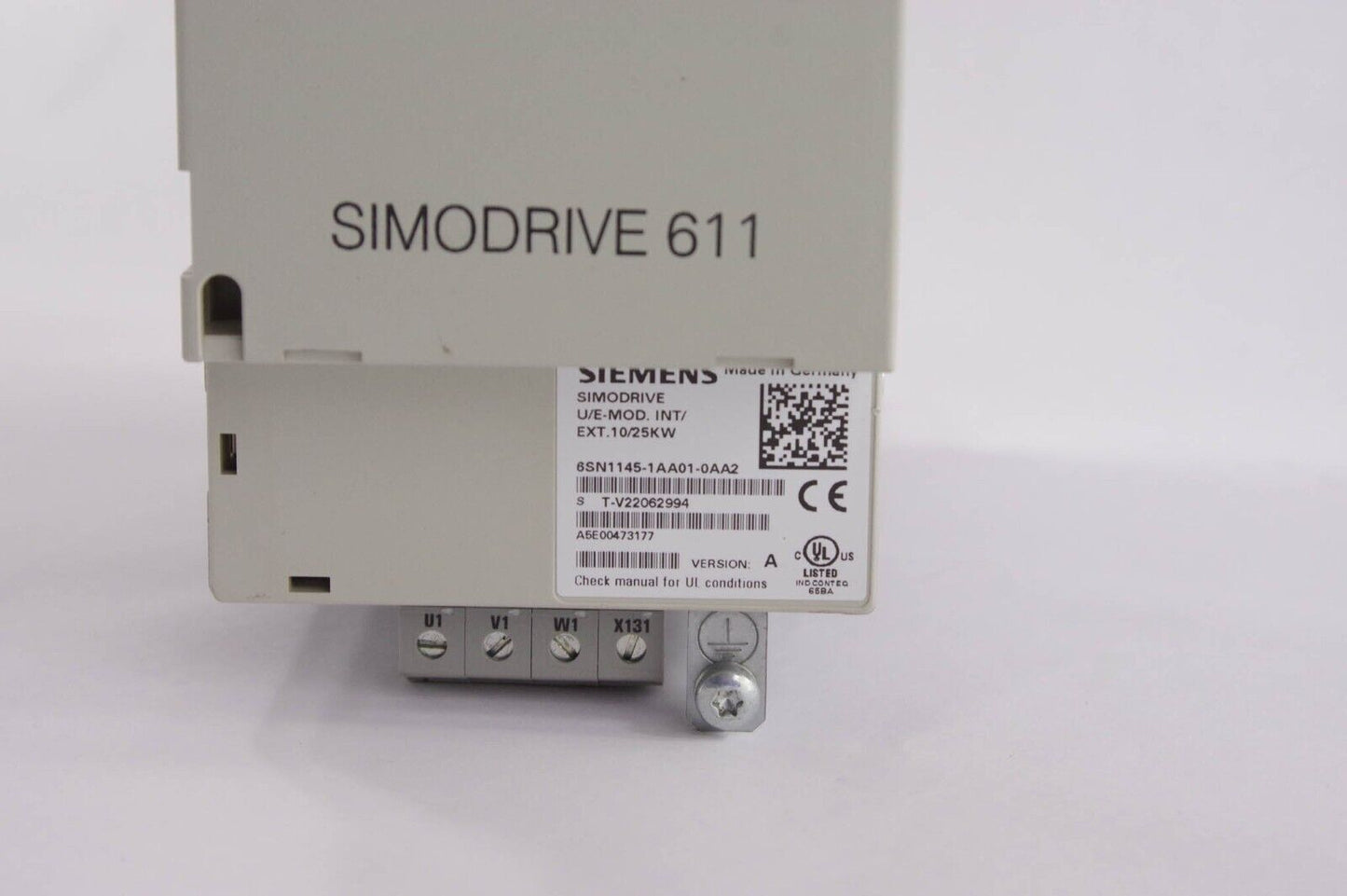 SIEMENS 6SN1145-1AA01-0AA2 / 6SN11451AA010AA2 Ver A Simodrive 611 Power Supply