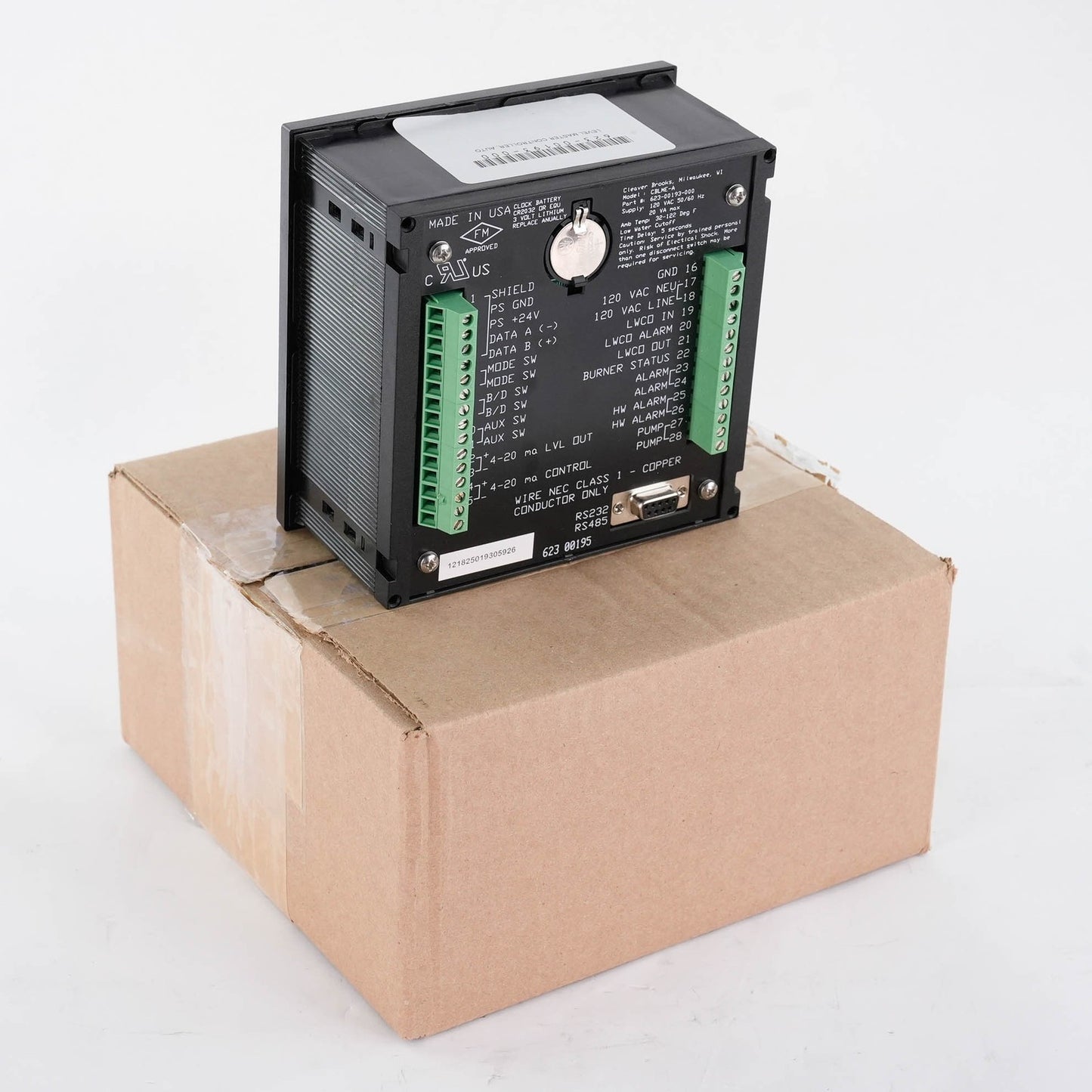 Cleaver Brooks 623-00193-000 Level Control CBLME-A Boiler Water Controller V2.0