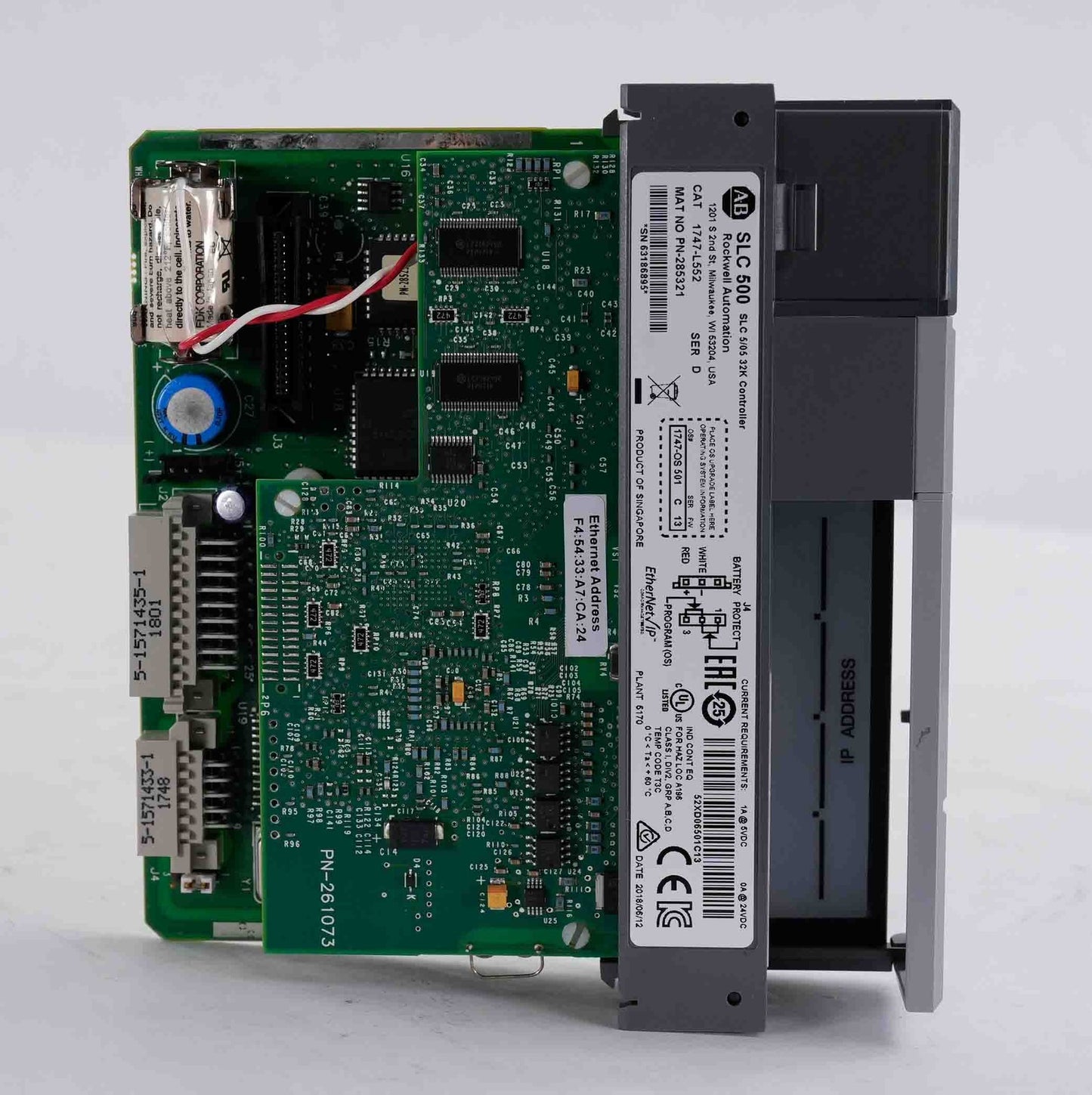 Allen Bradley 1747-L552 /D SLC 5/05 CPU Processor 32K Memory - Refurbished