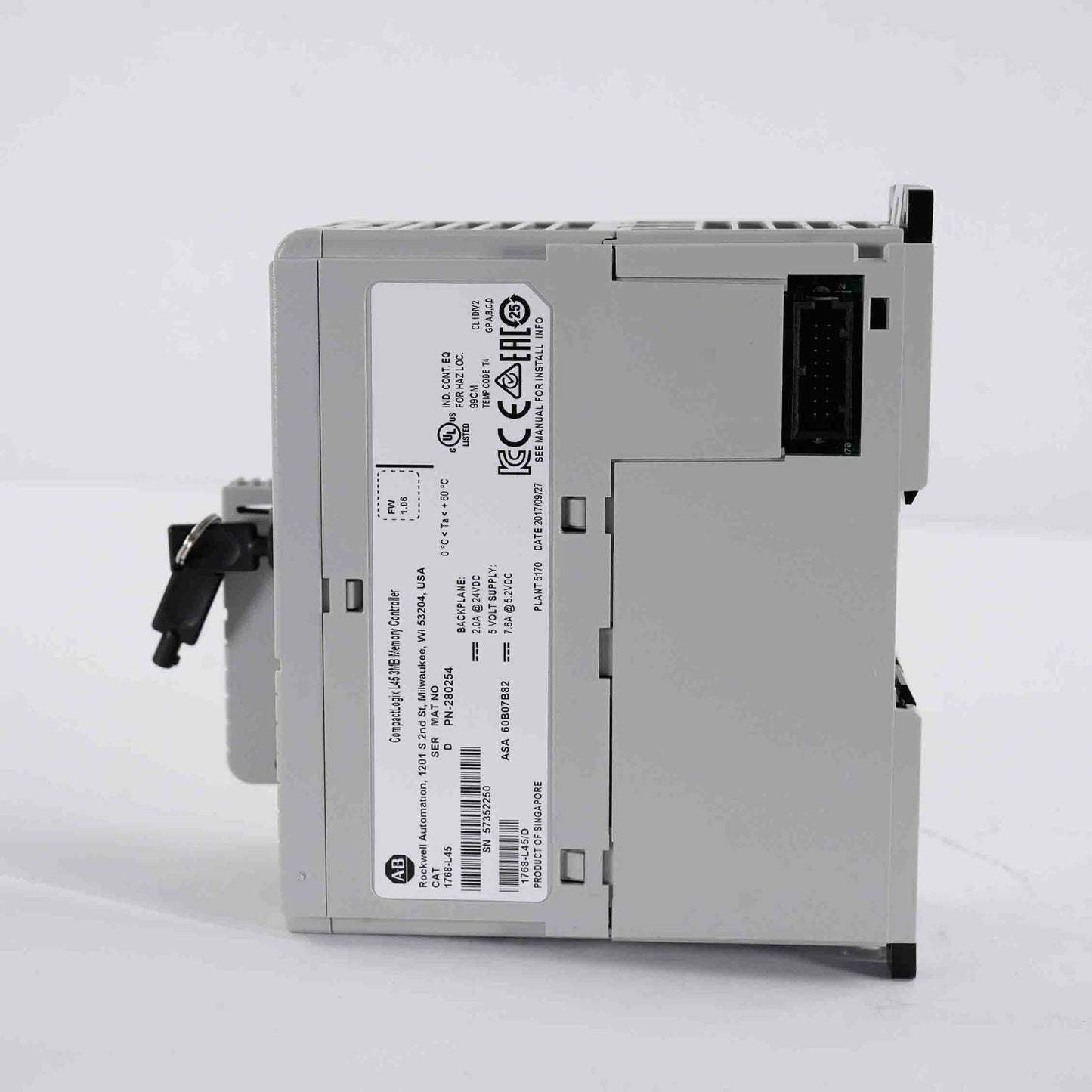Allen Bradley 1768-L45 /D CompactLogix L45 3MB Memory Controller 1768L45