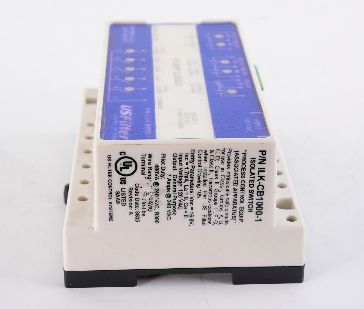USFilter Control Systems ILK-CB1000-1 Isolated Switch 120VAC ILKCB10001 CB1000