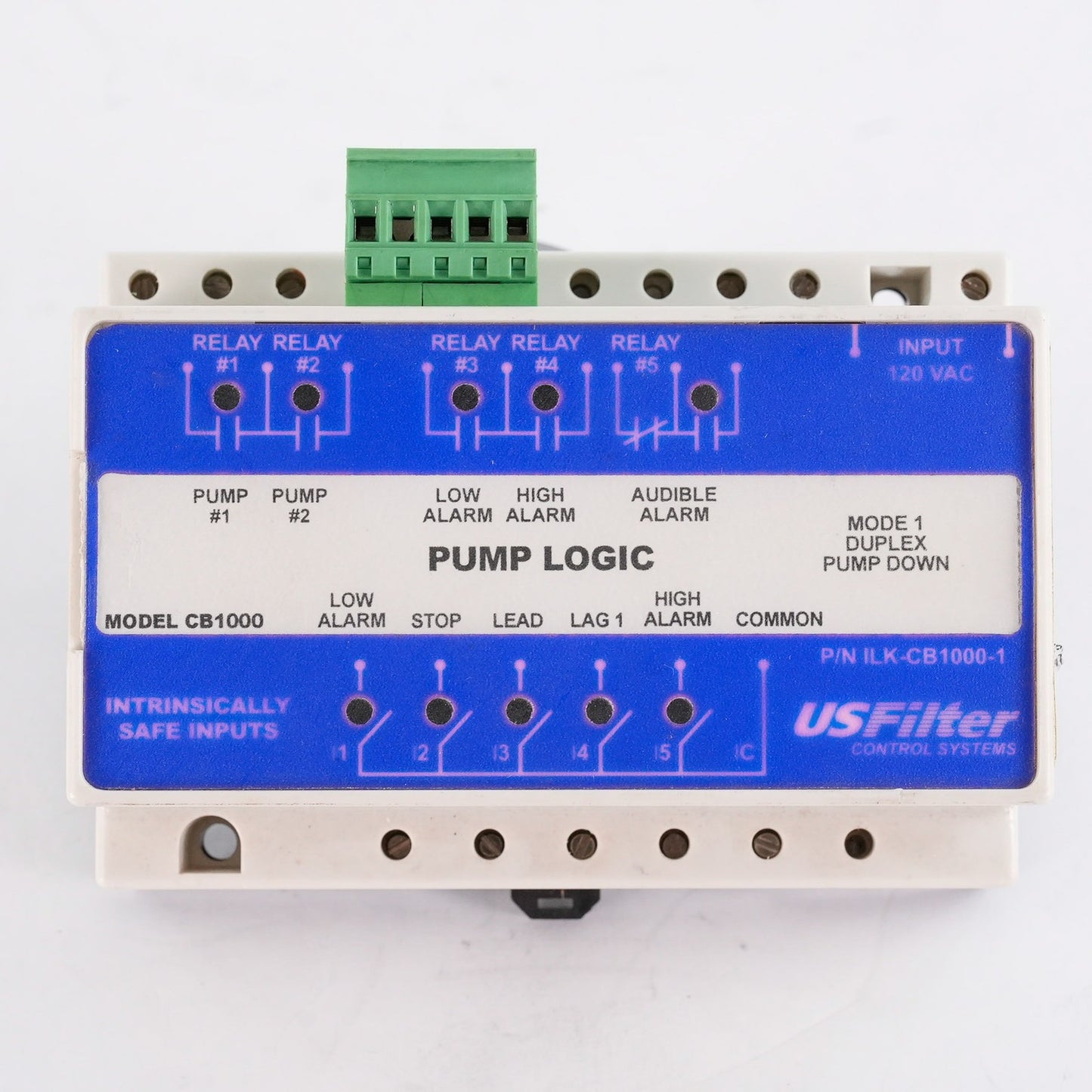 USFilter Control Systems ILK-CB1000-1 Isolated Switch 120VAC ILKCB10001 CB1000
