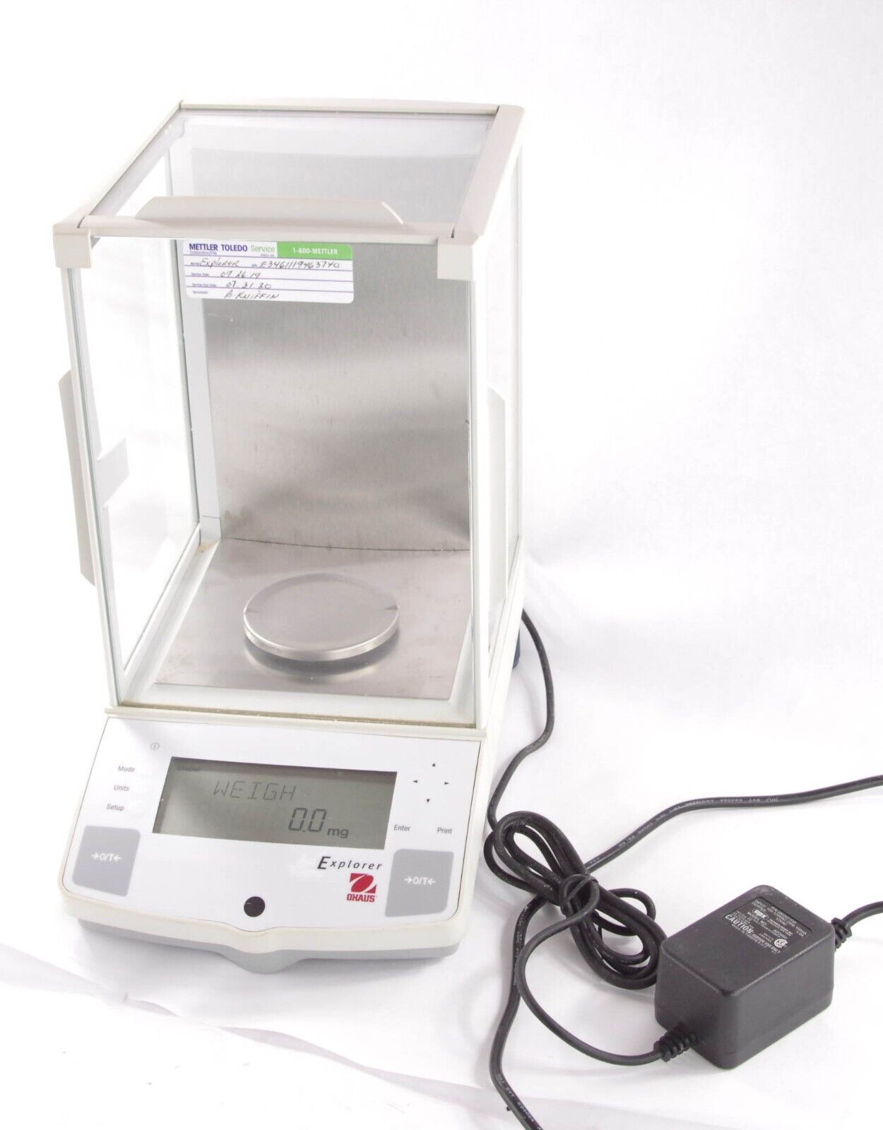 Ohaus E01140 Explorer Analytical Balance 110g Capacity / d=0.1mg Weight Verified