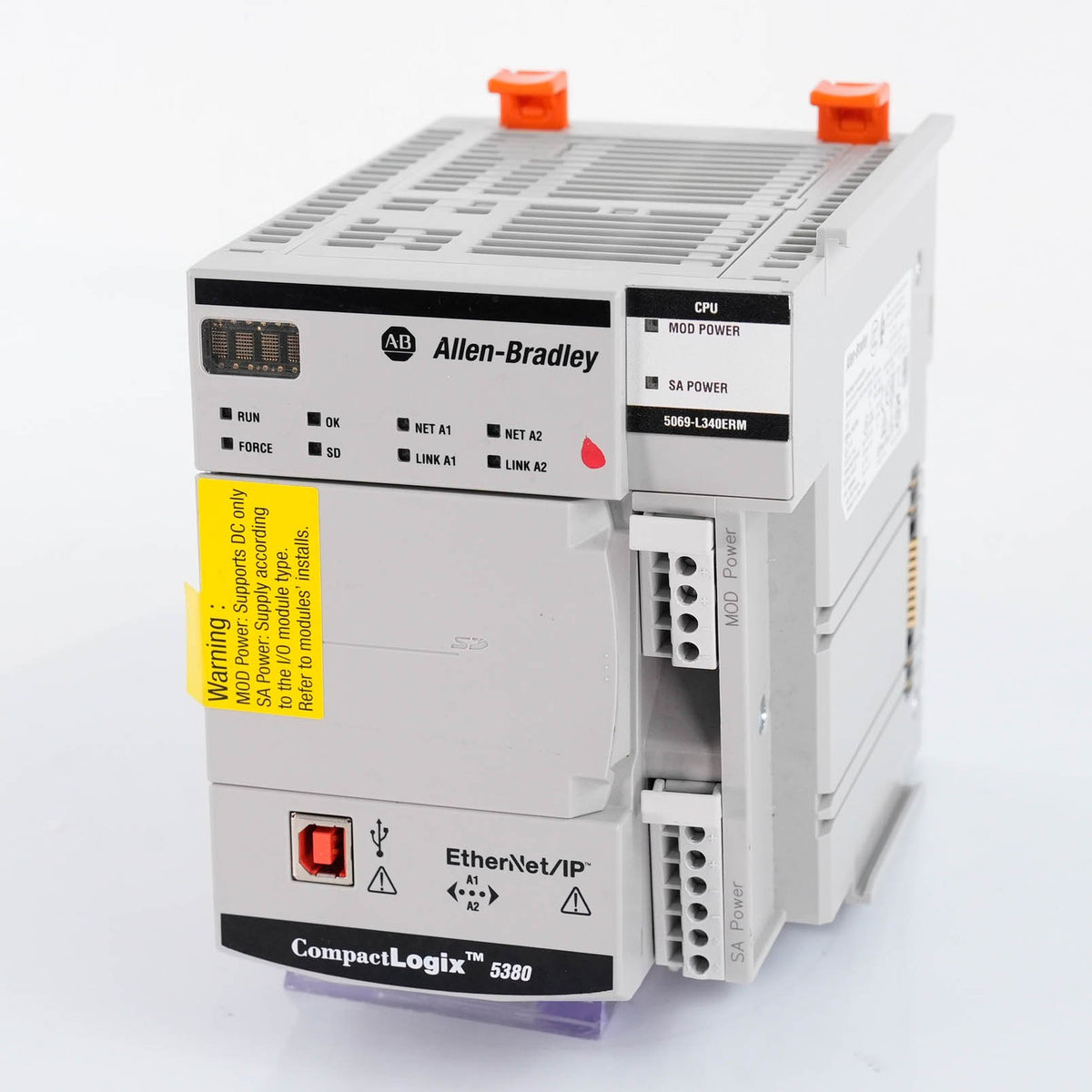 Allen Bradley 5069-L340ERM /A CompactLogix 5380 Controller 4MB 5069L340ERM 24VDC