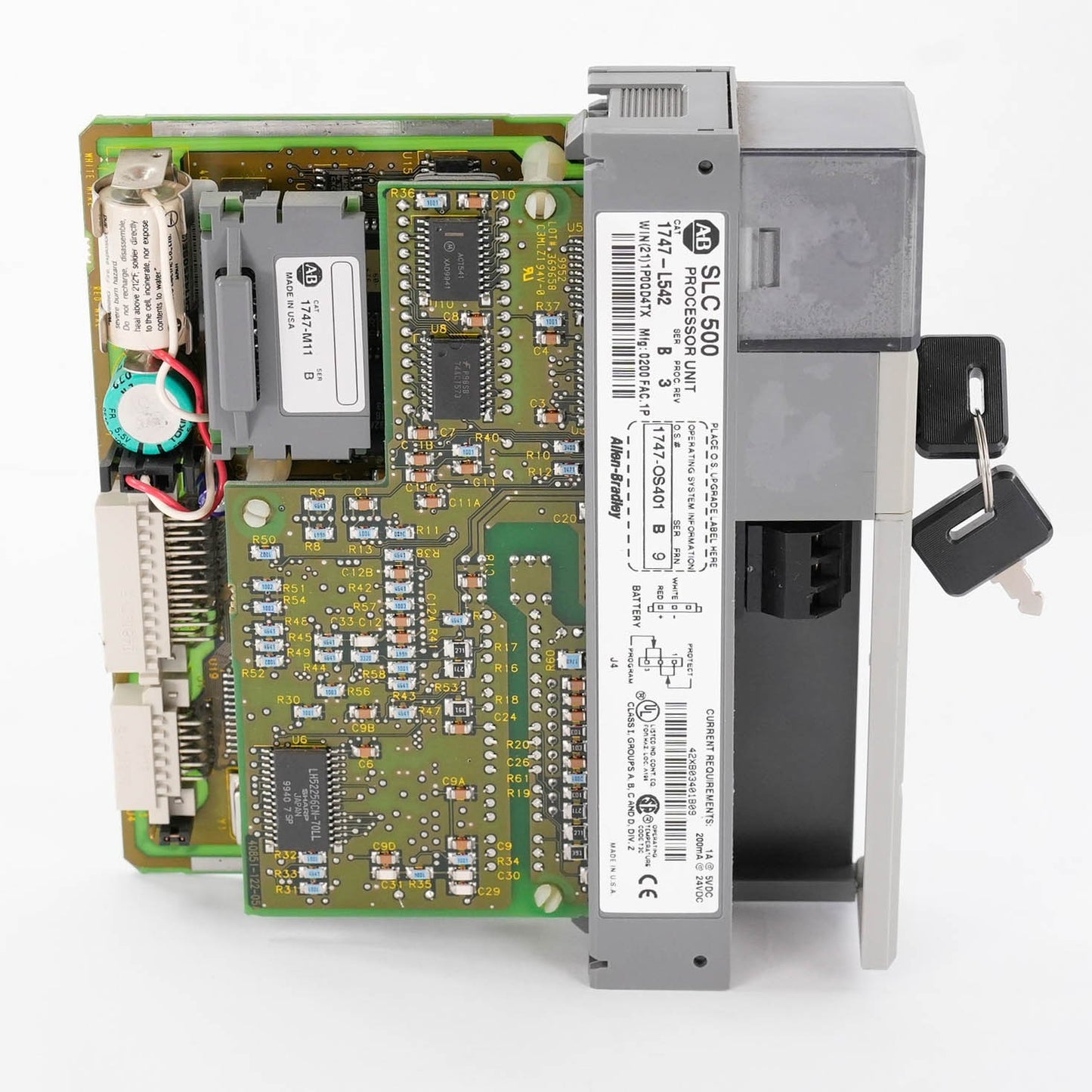 Allen Bradley 1747-L542 Ser B SLC 500 5/04 CPU Processor 32K Memory 1747L542 PLC