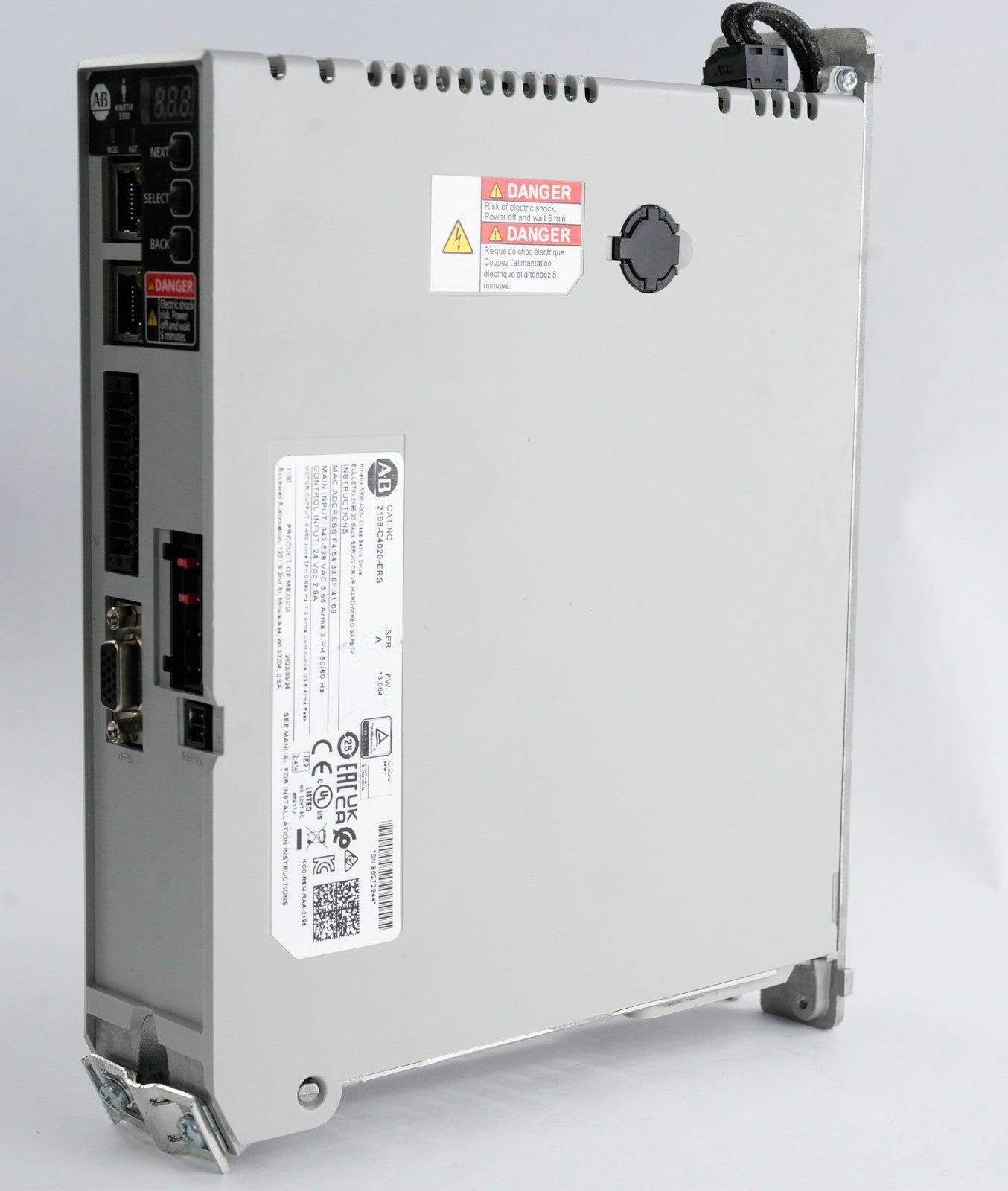 Allen Bradley 2198-C4020-ERS /A FW 13.004 Kinetix 5300 400V Class Servo Drive