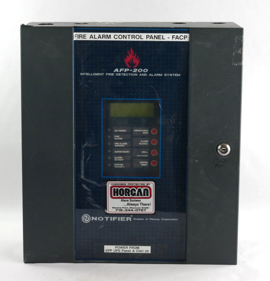 NOTIFIER AFP-200 Fire Detection Alarm System Control Panel - FOR PARTS ...