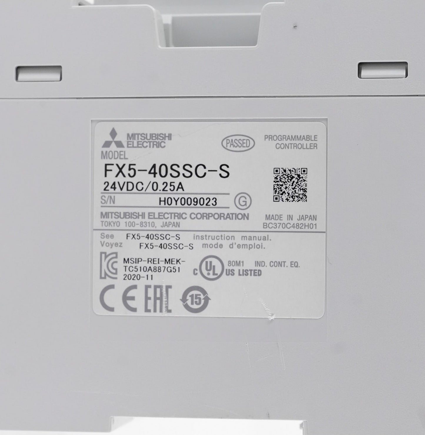 Mitsubishi FX5-40SSC-S 4-Axis Simple Motion Module 24VDC FX540SSCS