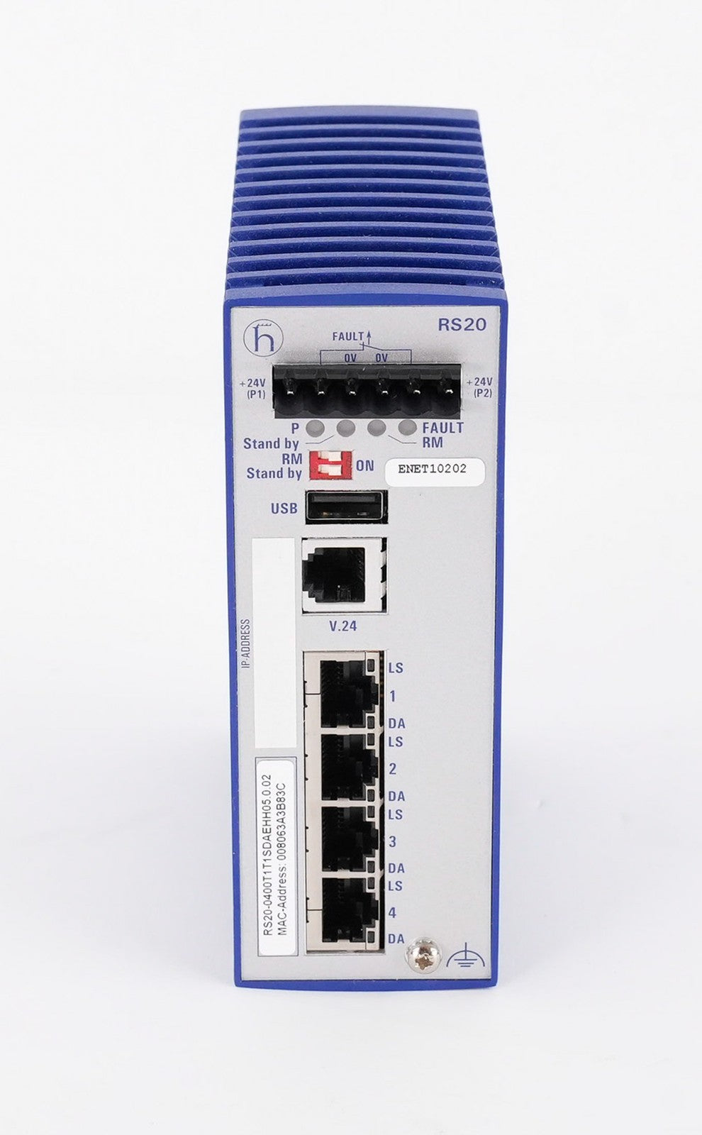 Hirschmann RS20 Rail Switch 60VDC 18-30VAC 50/60Hz