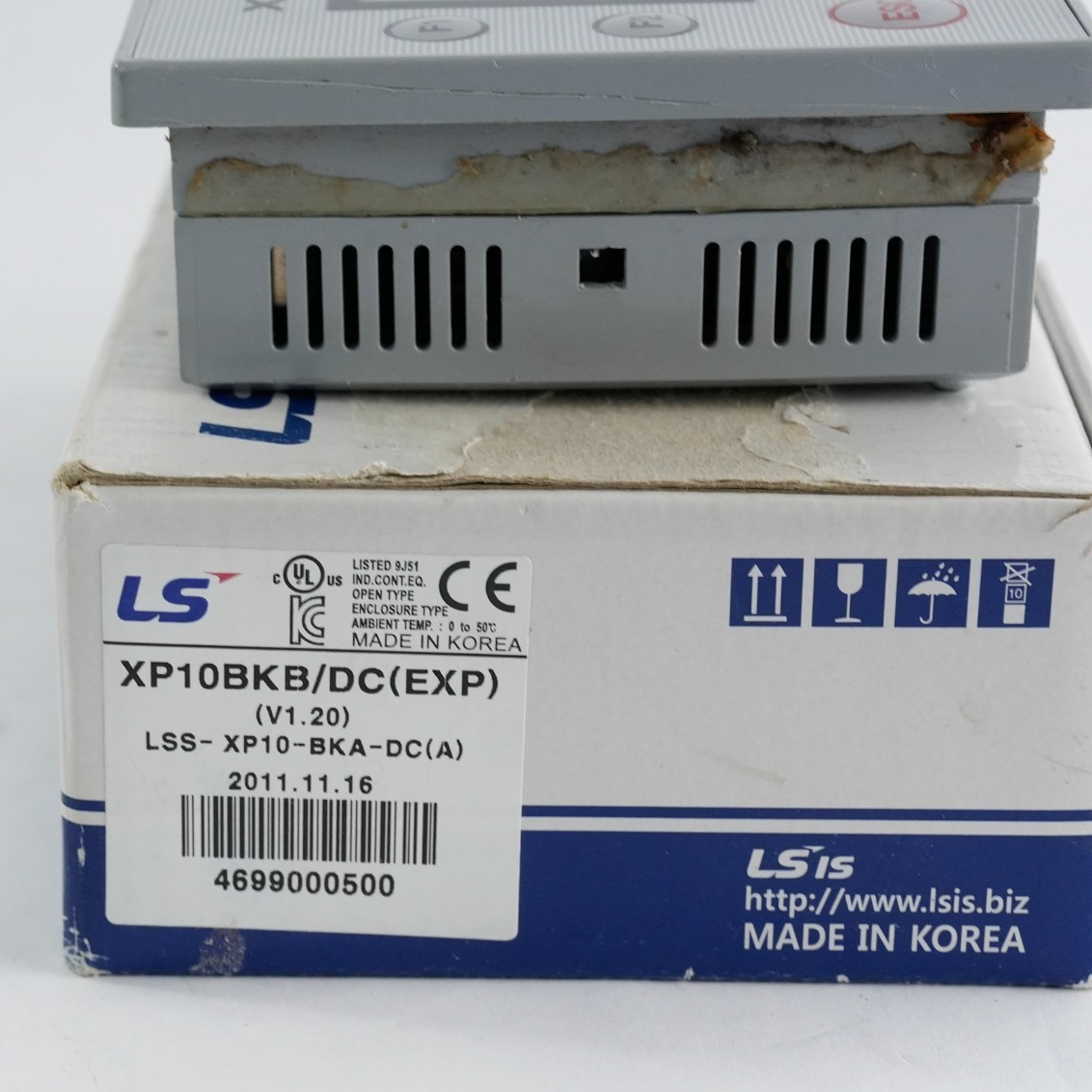 LS Electric XP10BKB/DC (EXP) Dialogue HMI w/ Keypad & RTC Support - Open Box