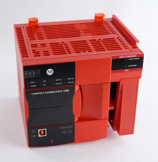 Allen Bradley 5069-L3100ERMS3 /A FW 1.065 GuardLogix Safety Controller (Red)