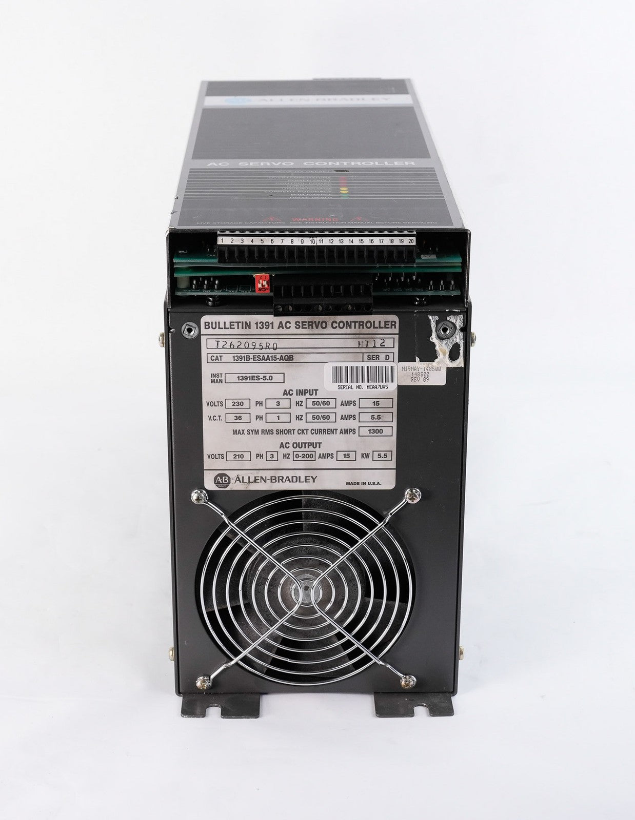 Allen Bradley 1391B-ESAA15-AQB /D AC Servo Controller 15A 210V 1391BESAA15AQB