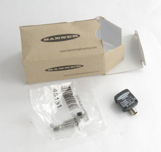 Banner Q10RP6RQ Sensor Receiver 70" Range 10-30VDC 3-Pin Pico PNP 44755