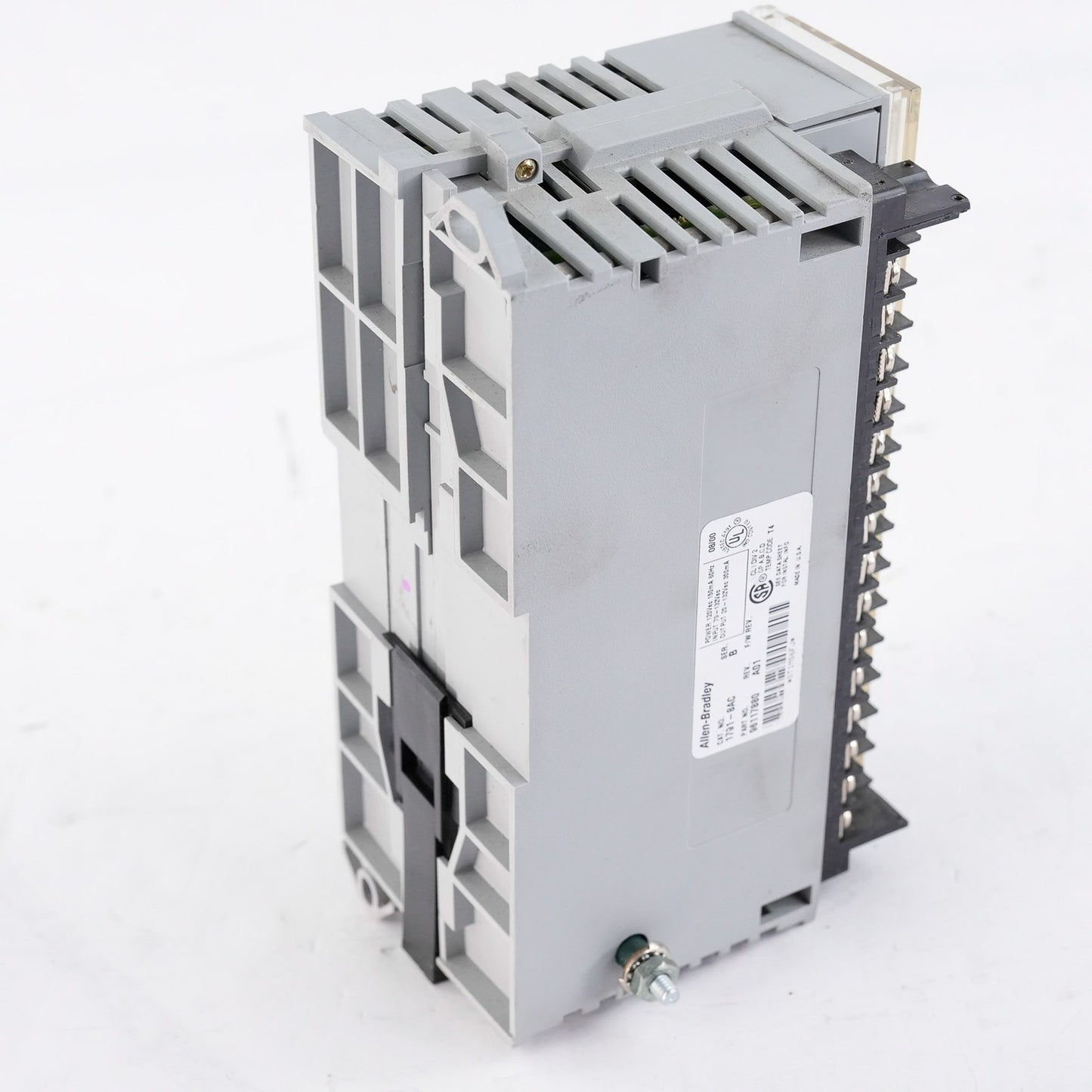 Allen Bradley 1791-8AC /B Rev. A01 Block I/O 8 Input 8 Output Module 17918AC