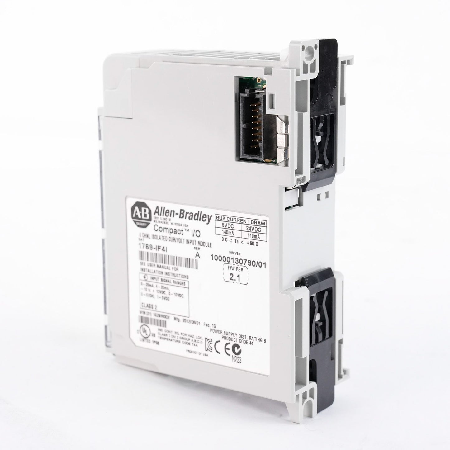 Allen Bradley 1769-IF4I /A Compact IO 4-Ch Isolated Analog Input Module 1769IF4I