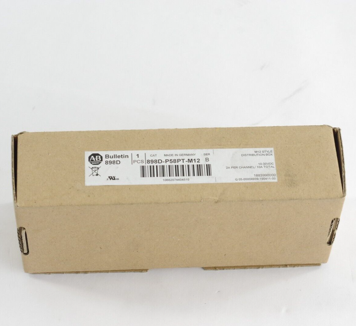 Allen Bradley 898D-P58PT-M12 Ser B Distribution Box