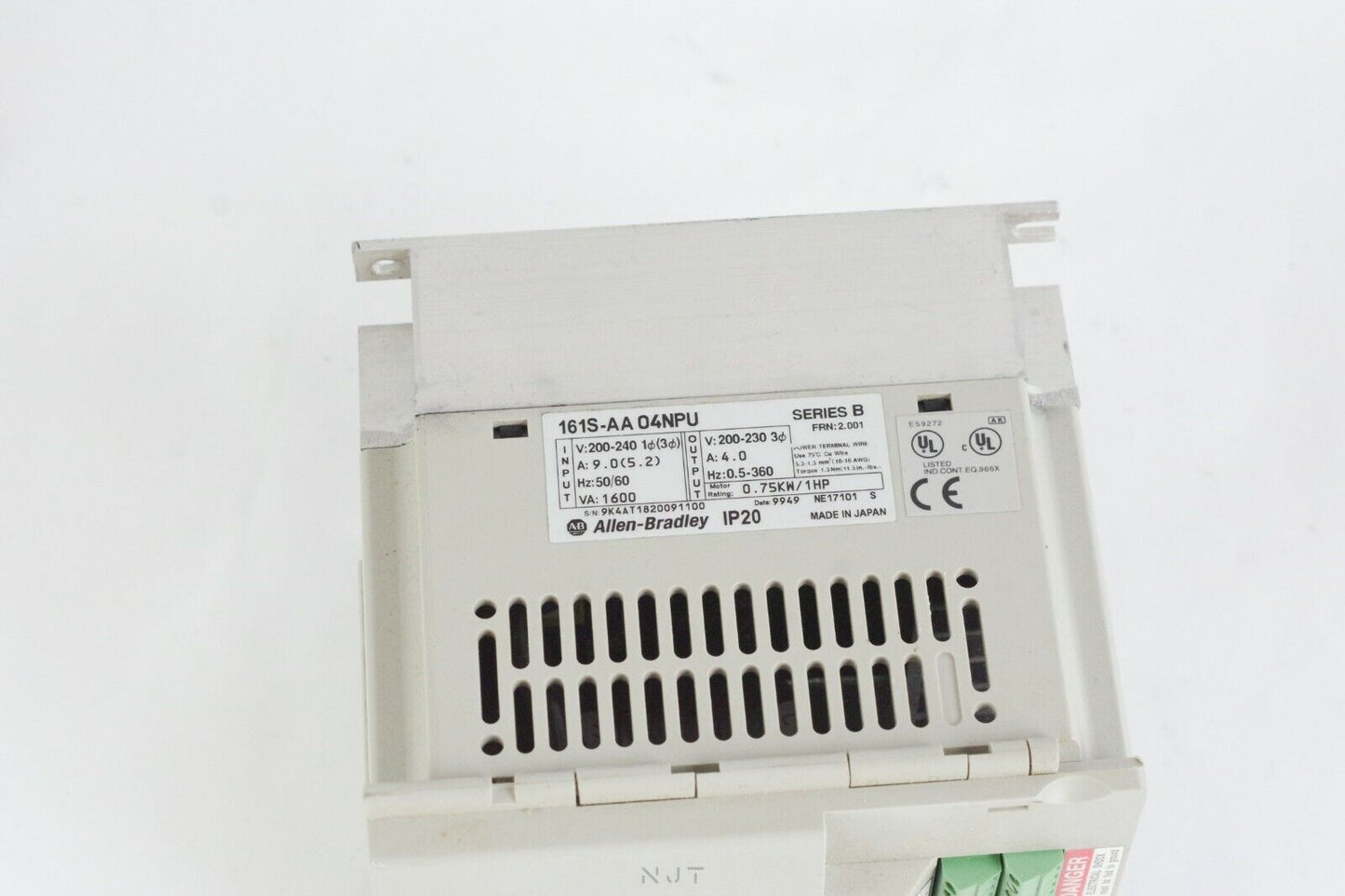 ALLEN BRADLEY 161S-AA 04NPU DRIVE 230VAC 161S-AA04NPU SER B /B