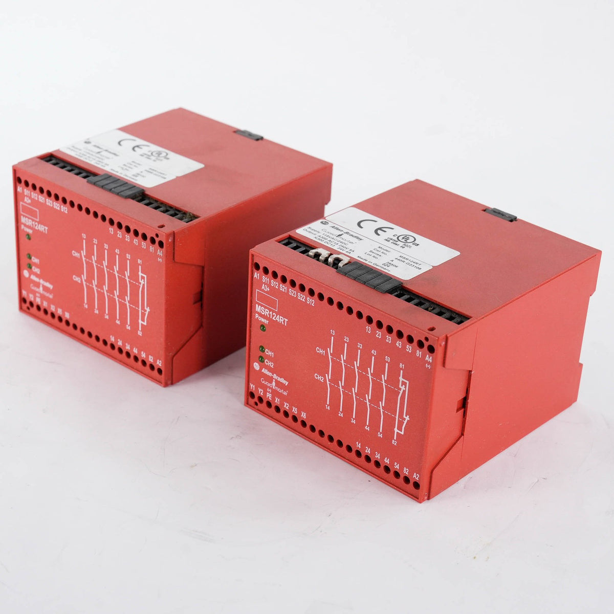Allen Bradley 440R-G23108 Ser A Guardmaster Safety Relay MSR124RT 24V AC/DC