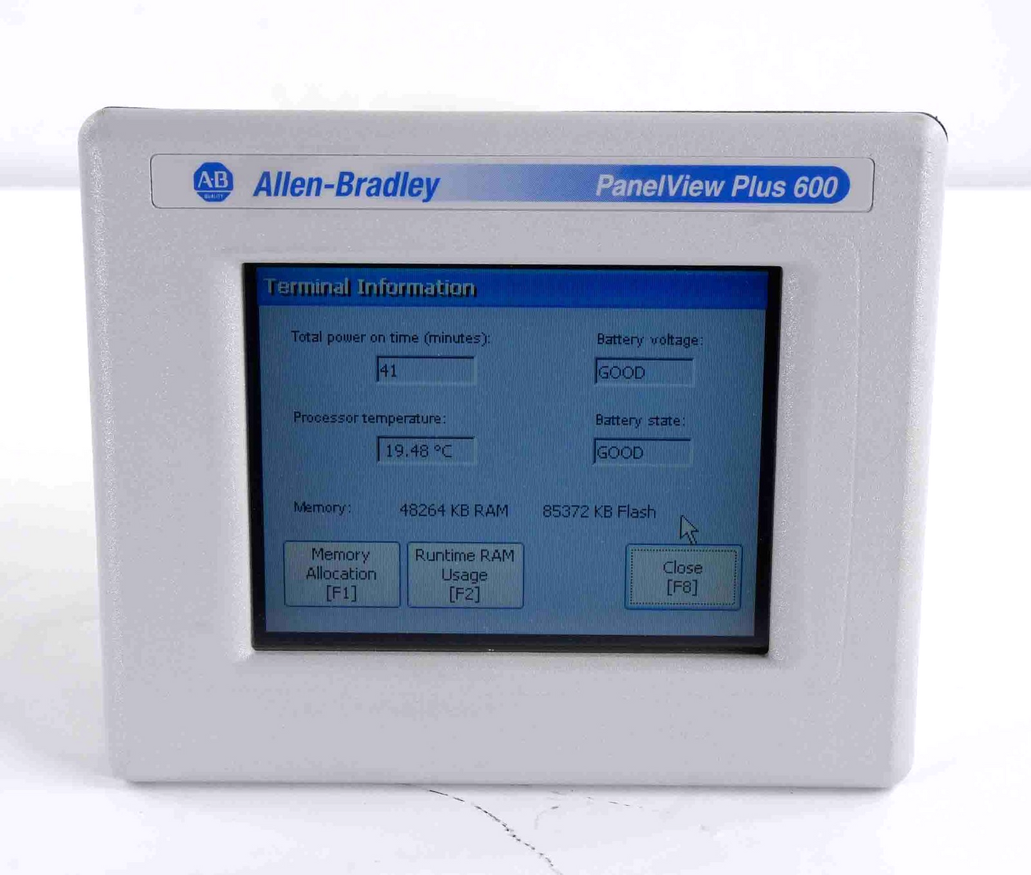 Allen Bradley 2711P-T6C20D /C PanelView Plus 600 Color Touch Display 2711PT6C20D