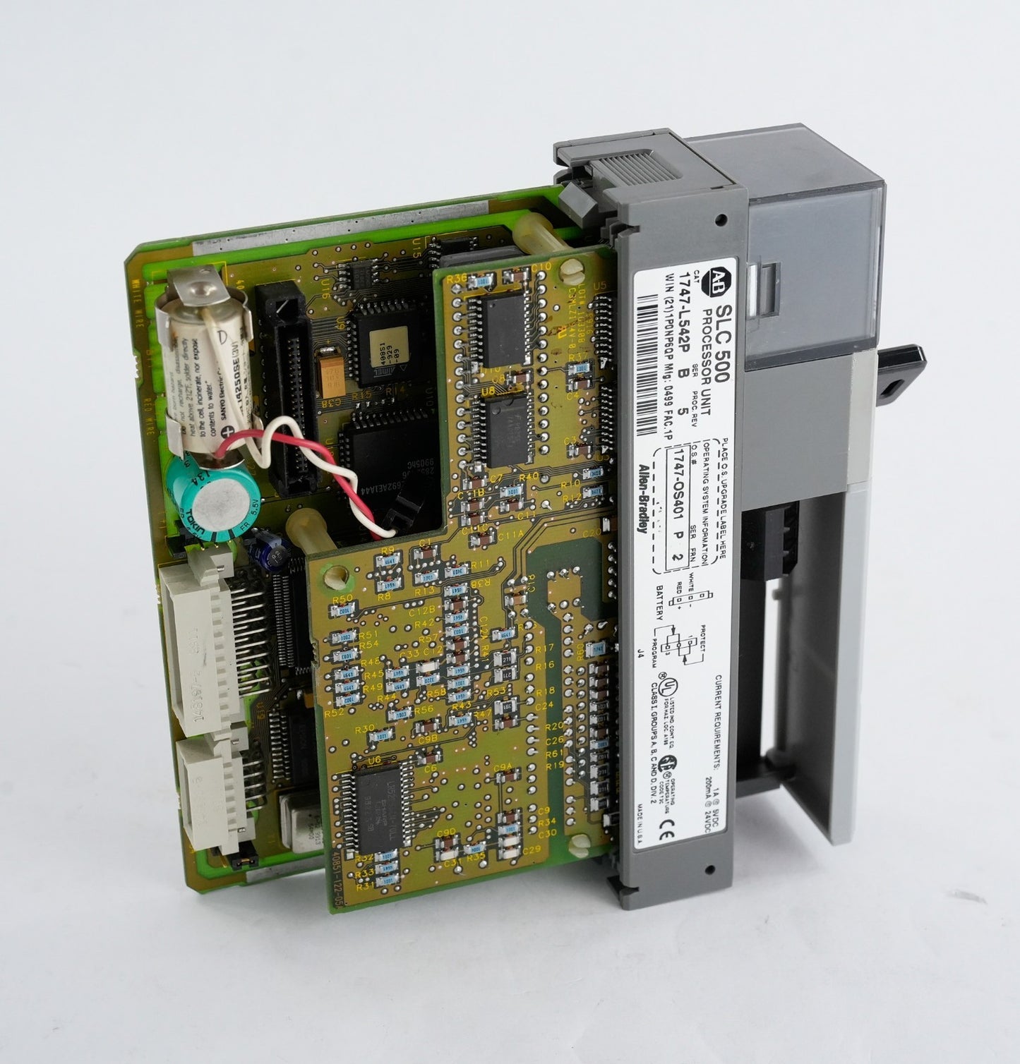 Allen Bradley 1747-L542P /B SLC 500 CPU Processor Unit w/ 1747-OS401 /P